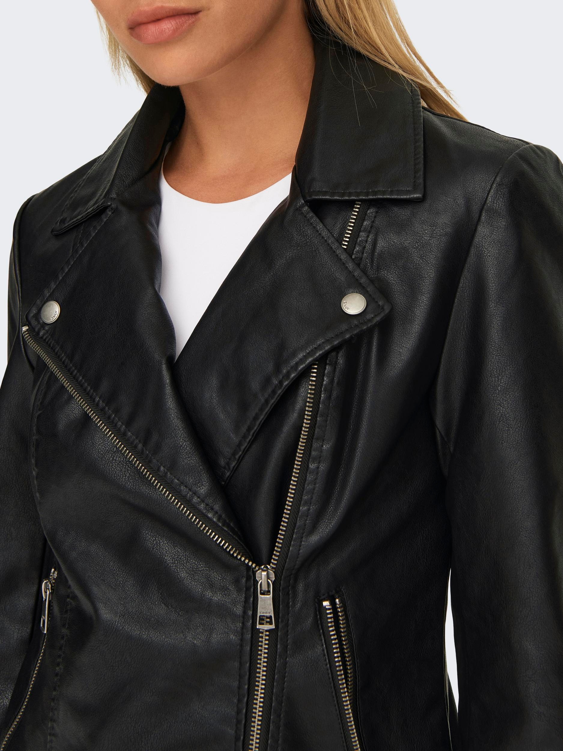 ONLY Lederimitatjacke »ONLNEWMELISA FAUX LEATHER BIKER CC OTW«