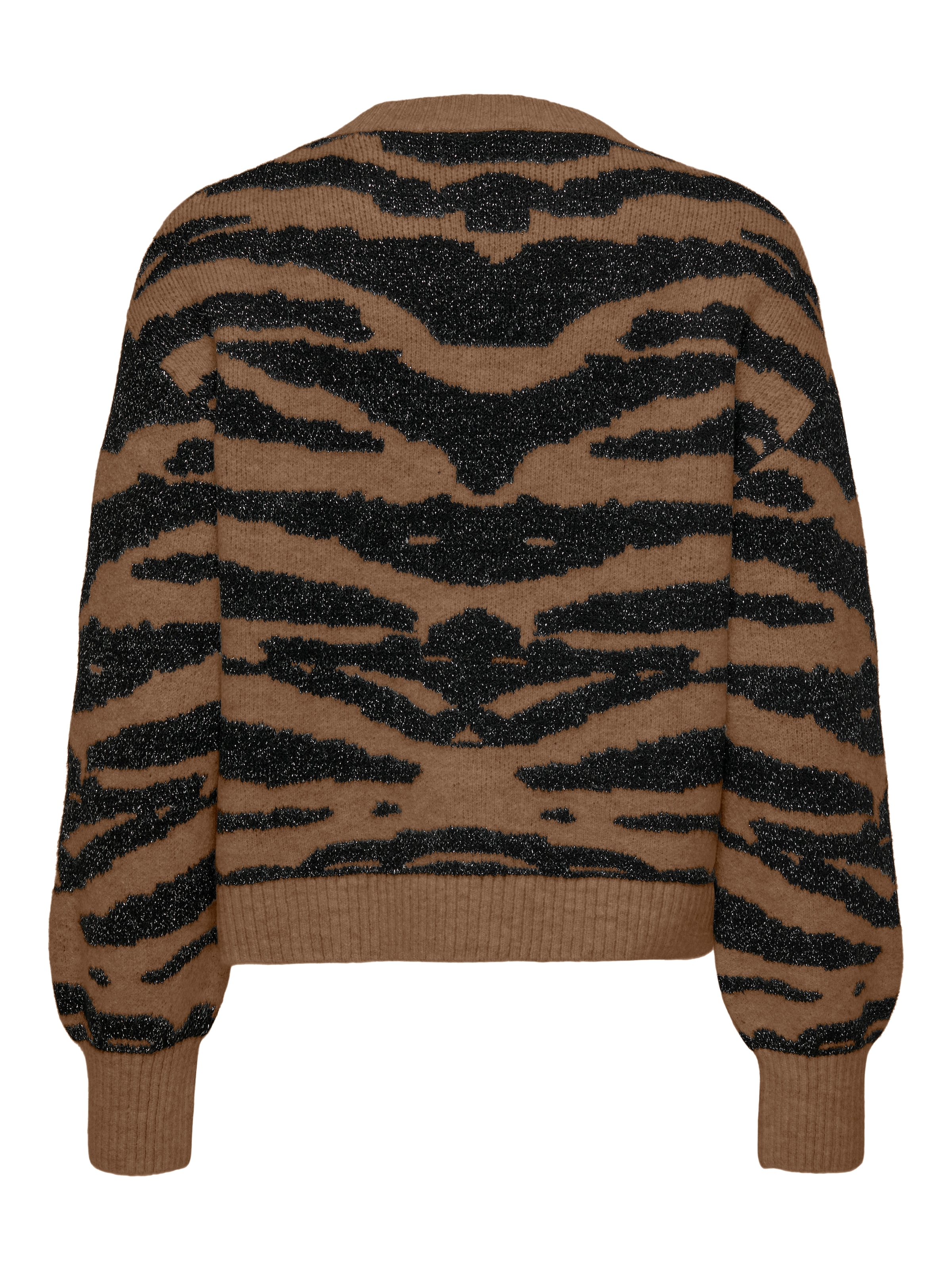 ONLY Rundhalspullover »ONLAMBER LS JQ O-NECK GLITTER KNT«