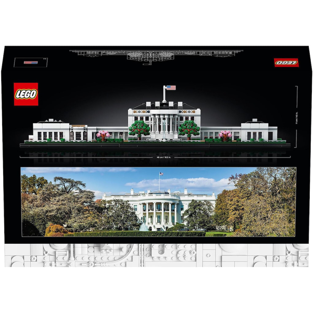 LEGO® Konstruktionsspielsteine »Das Weiße Haus (21054), LEGO® Architecture«, (1483 St.), Made in Europe