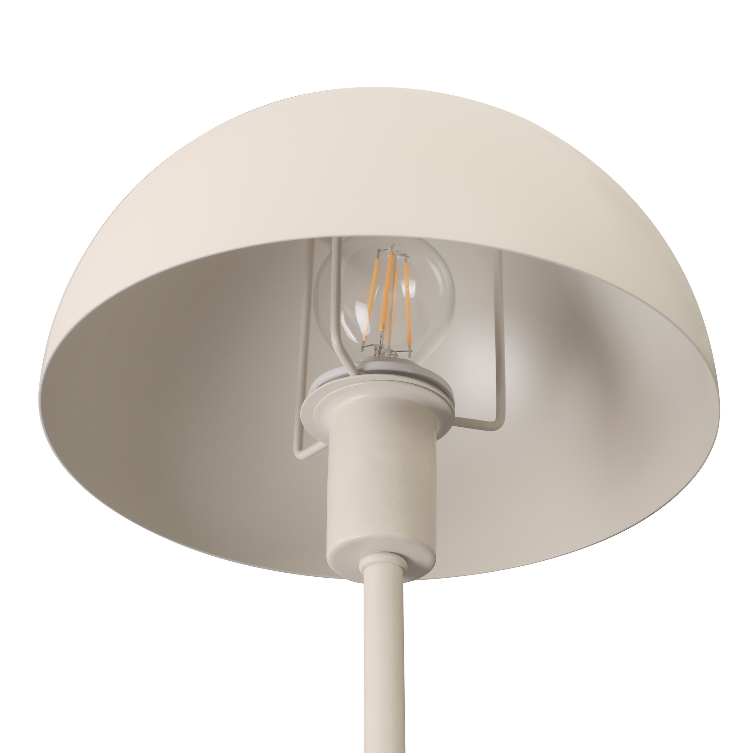 andas Tischleuchte »Husballa - Pilzlampe«, 1 flammig, Leuchtmittel E14 | ohne Leuchtmittel, Pilzleuchte, Tischlampe, Metallsockel, Höhe 35 cm, Pilzdesign