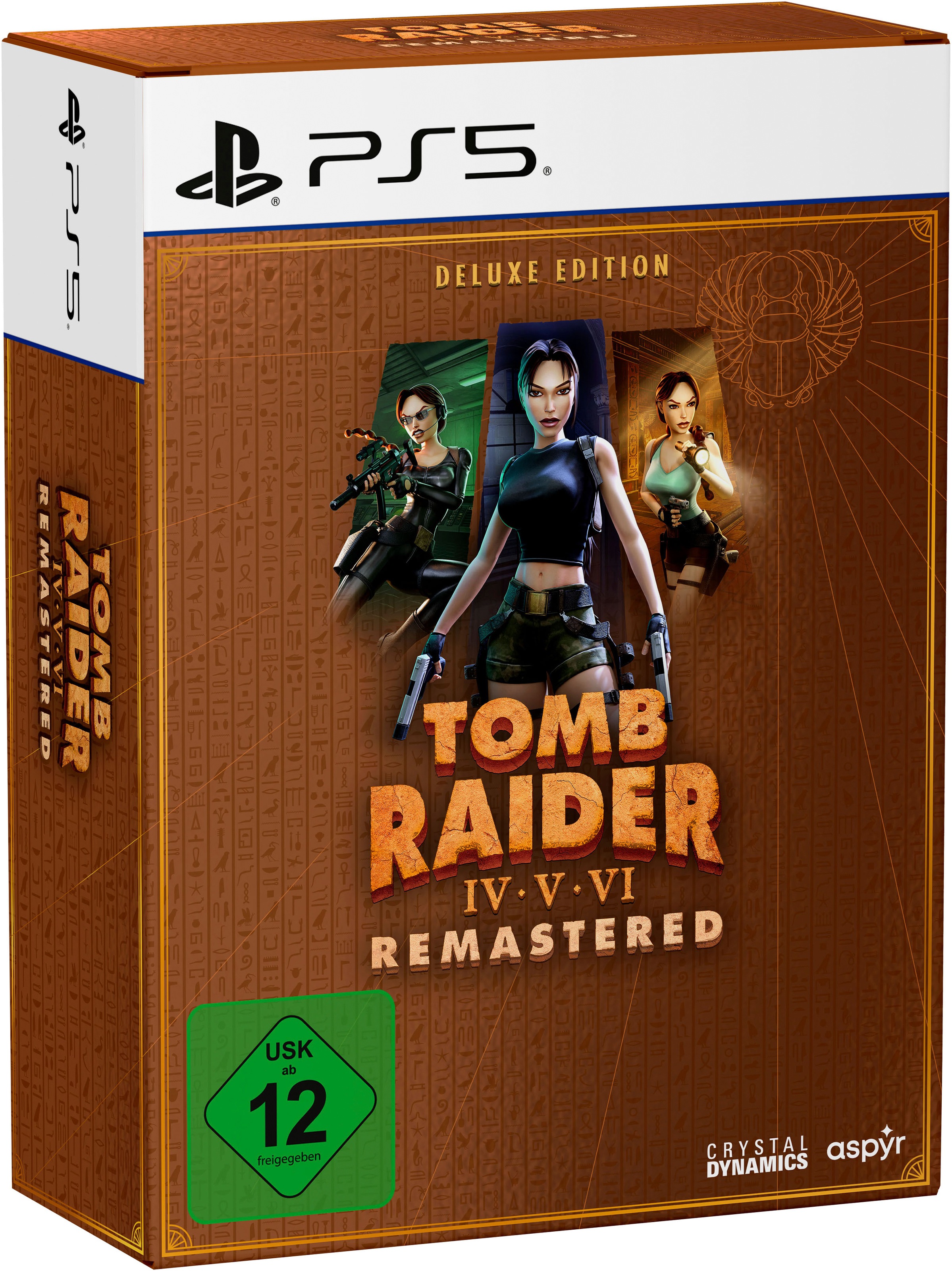Aspyr Media Spielesoftware »Tomb Raider IV-VI Remastered Starring Lara Croft: Deluxe Edition«, PlayStation 5