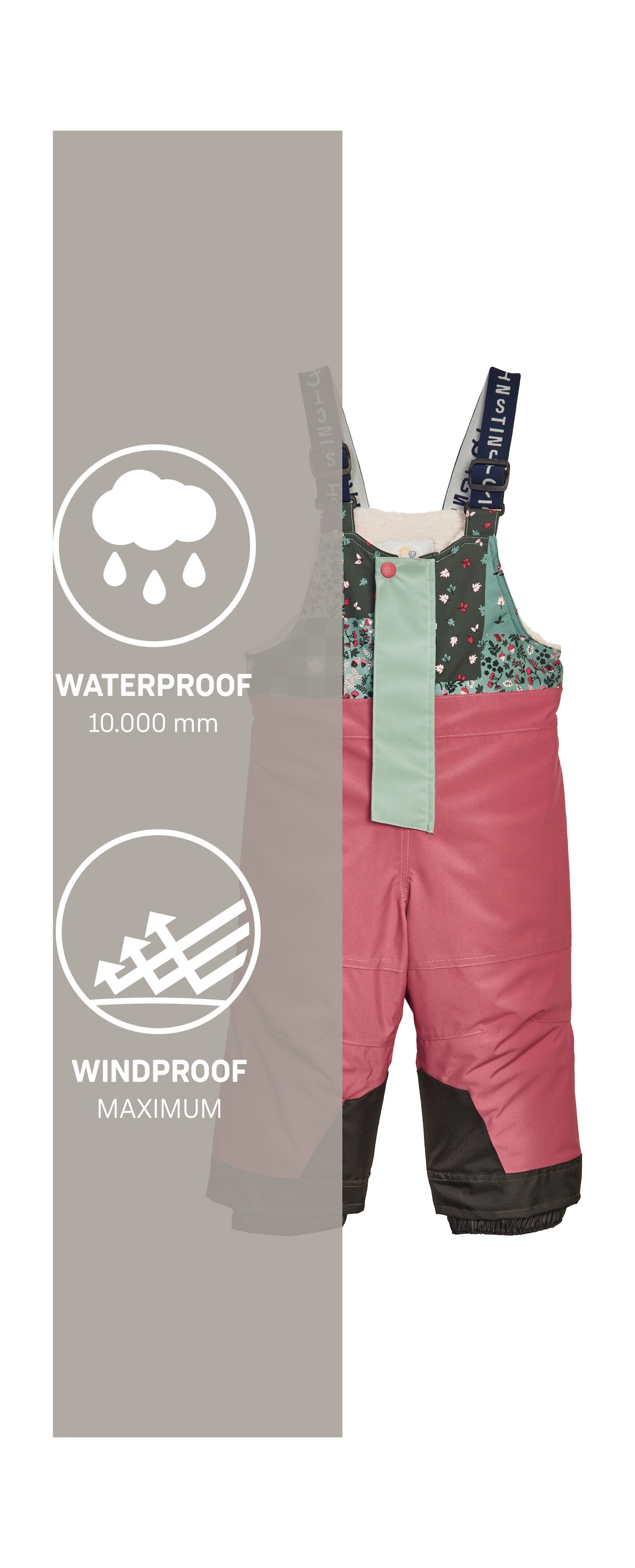 first instinct by killtec Skihose »FISW 44 MNS SKI PNTS«, Wasser- und winddichte Schneehose mit verstellbaren Trägern
