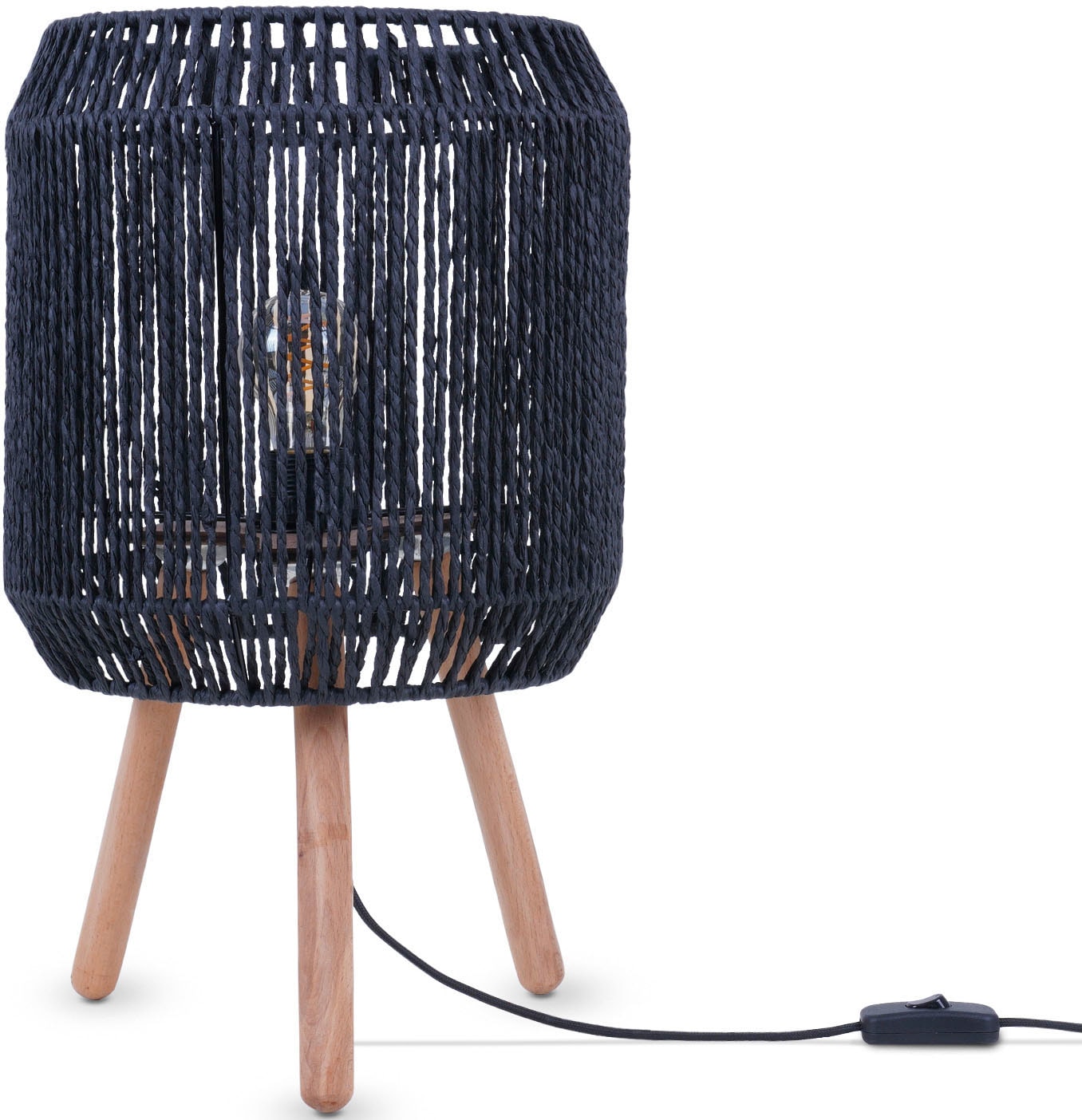 Paco Home Tischleuchte »SOL«, Leuchtmittel E27   ohne Leuchtmittel, Boho De günstig online kaufen