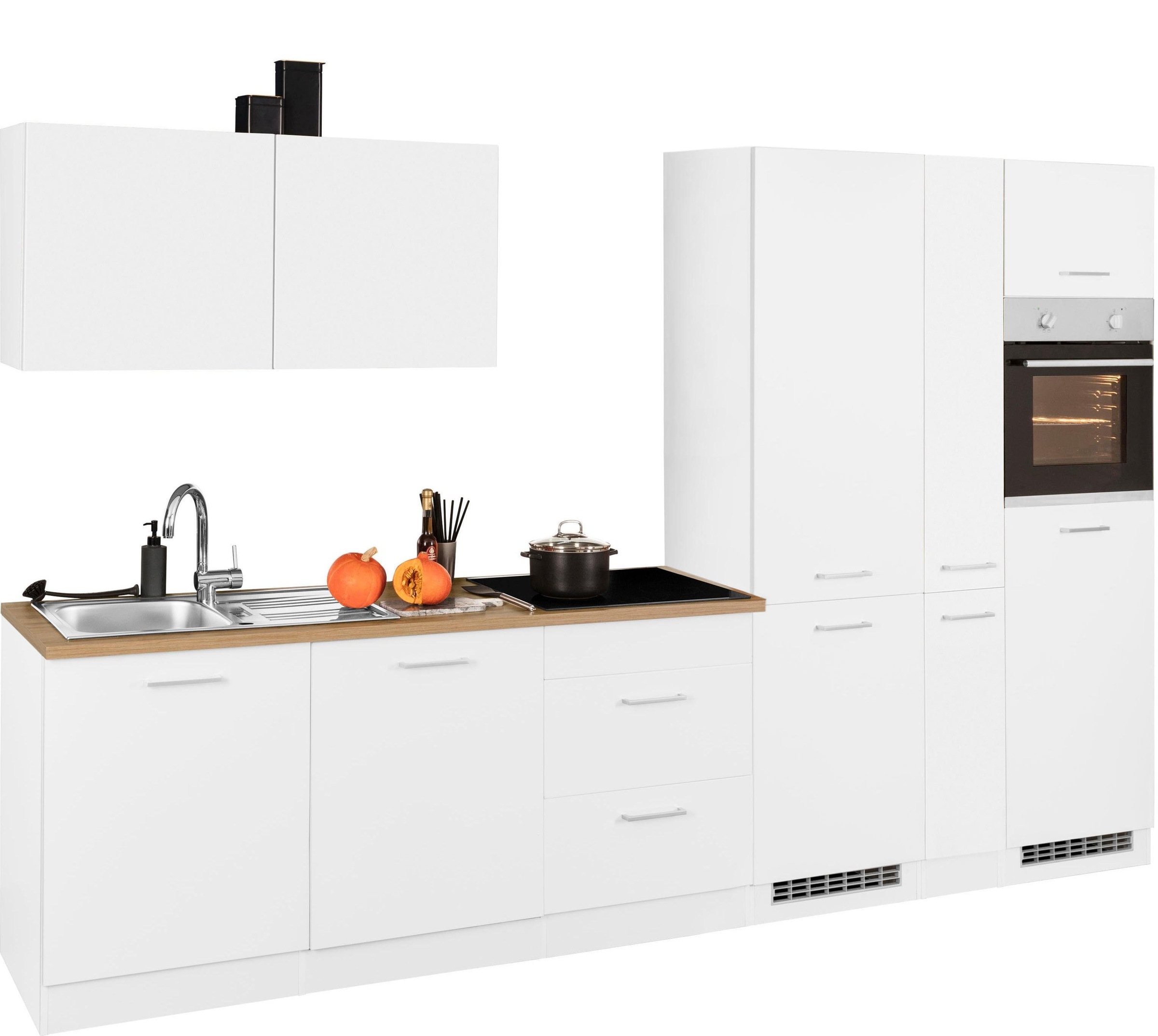 KOCHSTATION Küchenzeile "KS-Kehl", ohne E-Geräte, Breite 330 cm, für Kühl/G günstig online kaufen