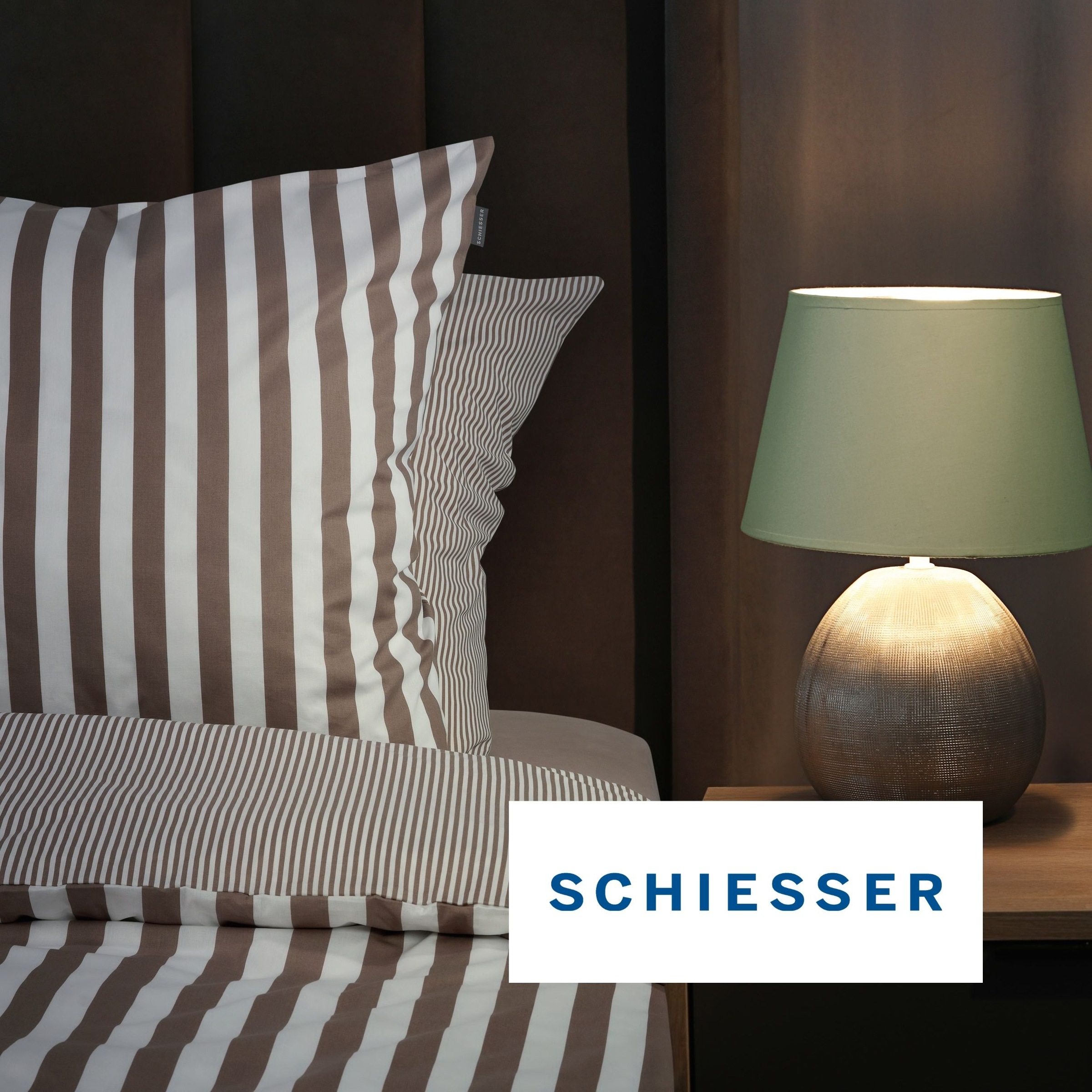 Schiesser Wendebettwäsche »Marie aus weicher Baumwolle und Streifen Allover« 2 Stk. OEKO-TEX® MADE IN GREEN
