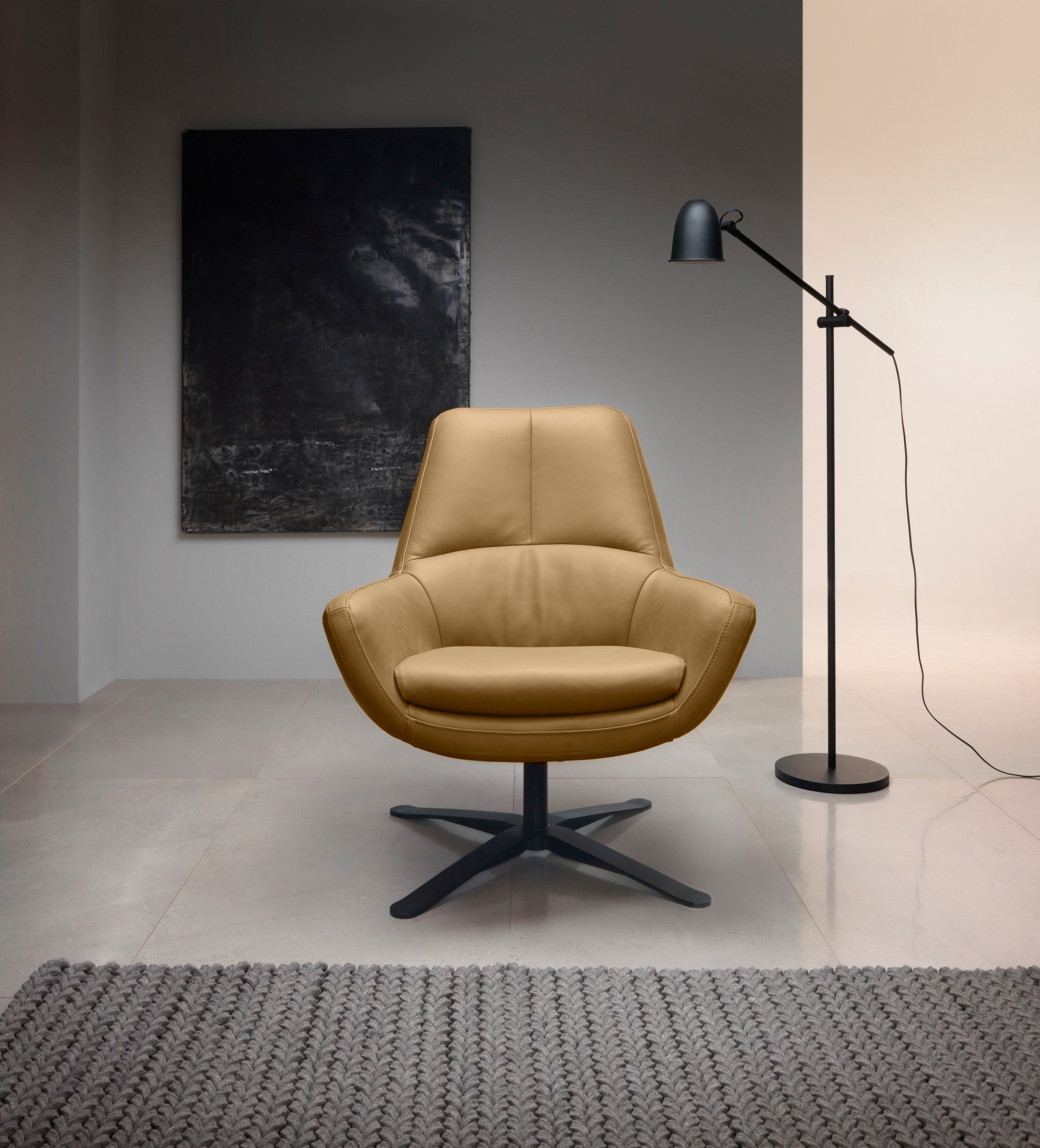 BETYPE Drehsessel »Be Organic Standard Back, Loungesessel«, in elegantem De günstig online kaufen