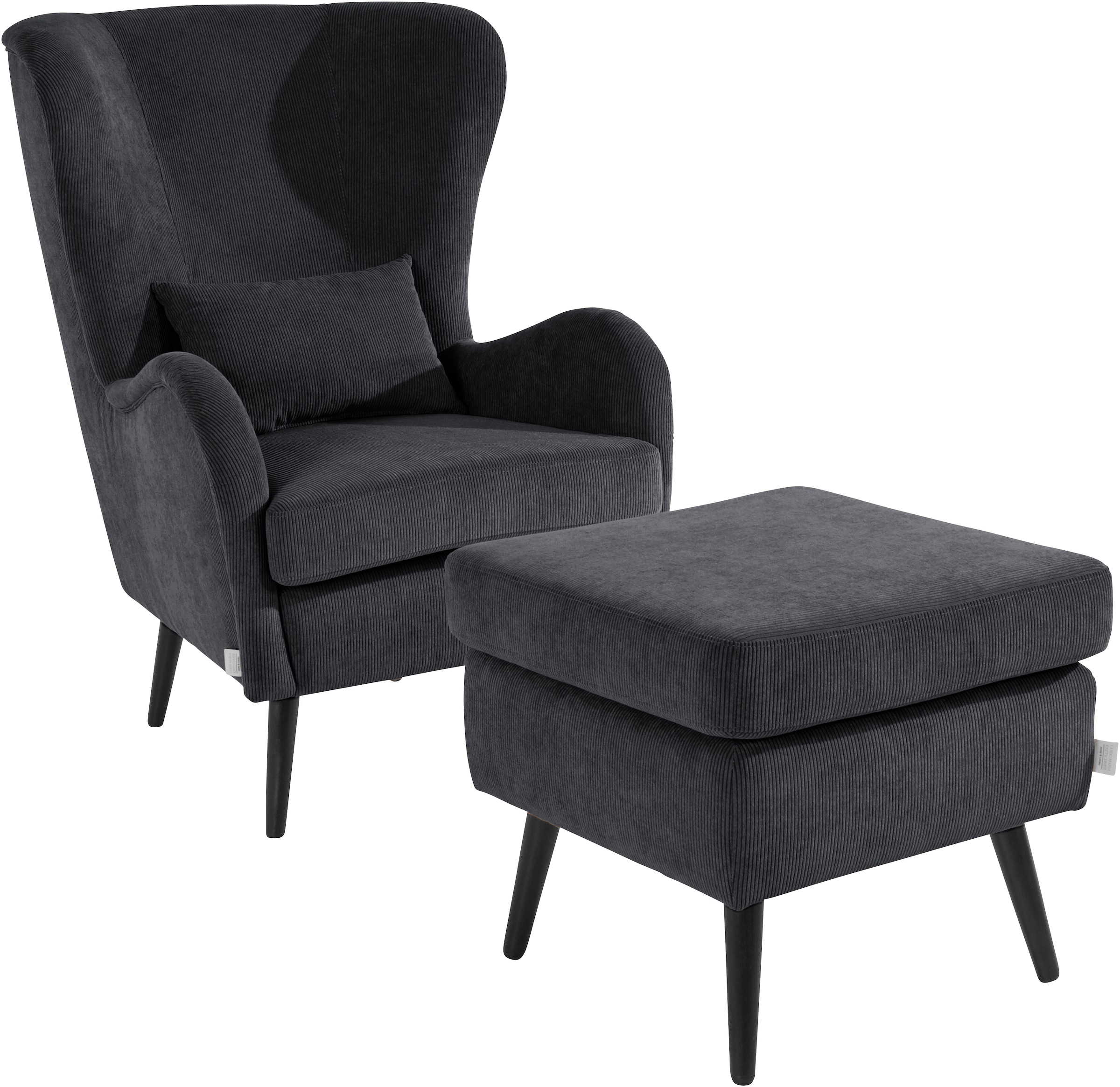 Guido Maria Kretschmer Home&Living Sessel »Sallito«, incl. Hocker, in 6 Bez günstig online kaufen