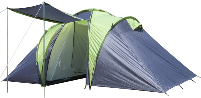 EXPLORER Tunnelzelt »Sierra 4« 4 Personen grün/grau