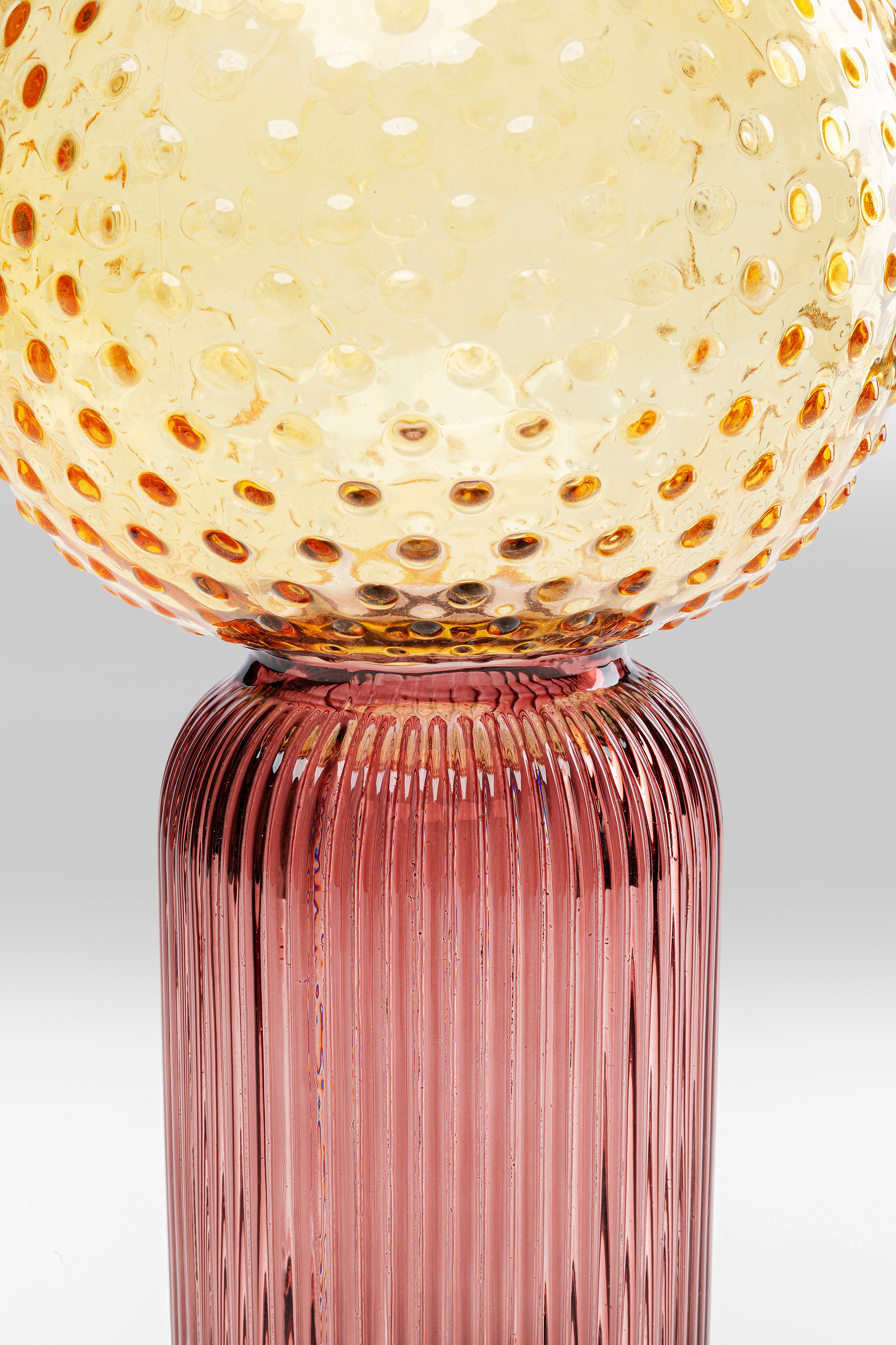 Kare Design Tischvase »Vase Marvelous Duo Gelb Lila 31cm«