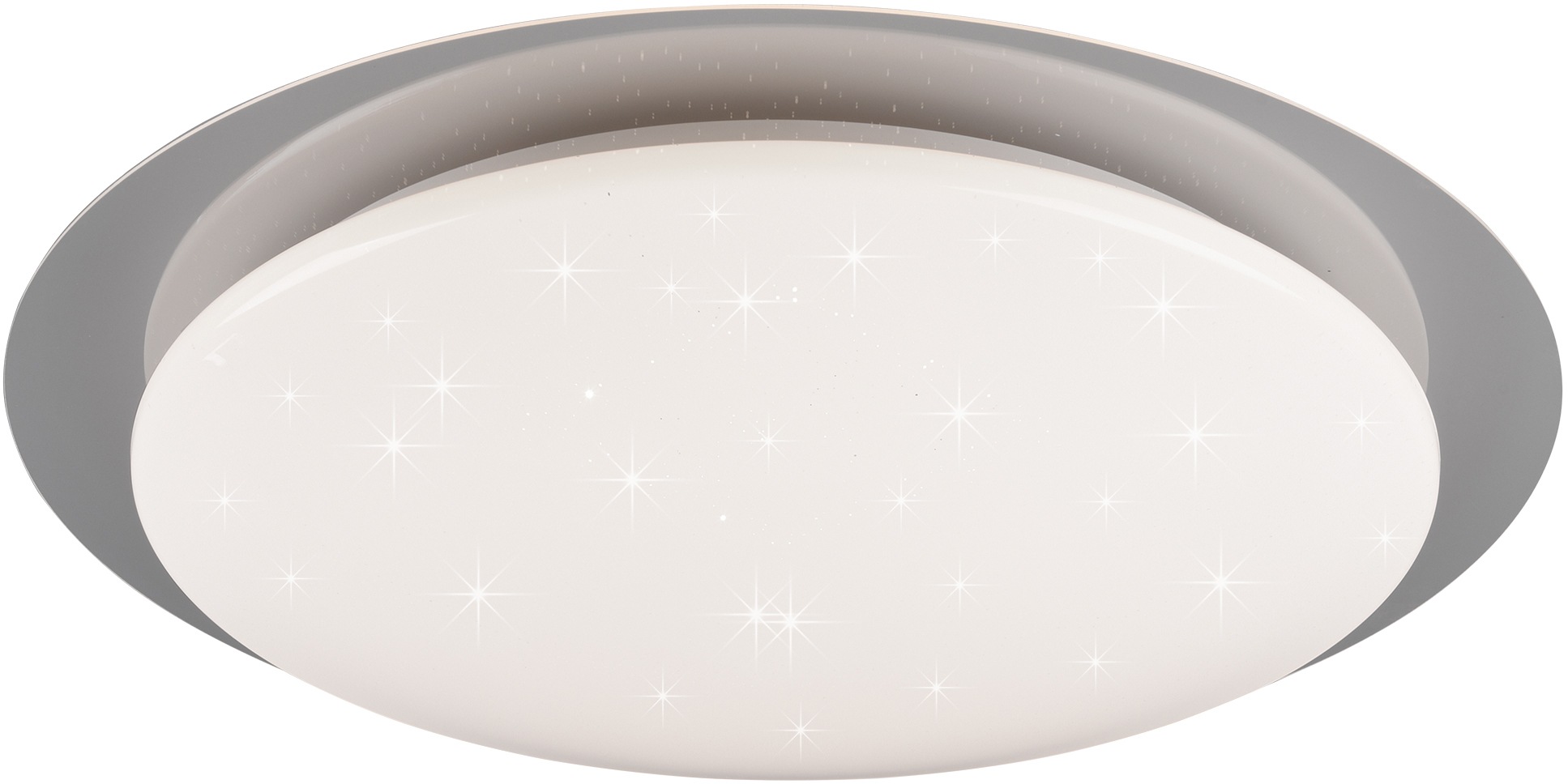 TRIO Leuchten LED Deckenleuchte »Joleen«, 1 flammig-flammig, Ø 72 cm mit  RGB Backlight, Starlight-Effekt, inkl. Fernbed., Dimmer online kaufen