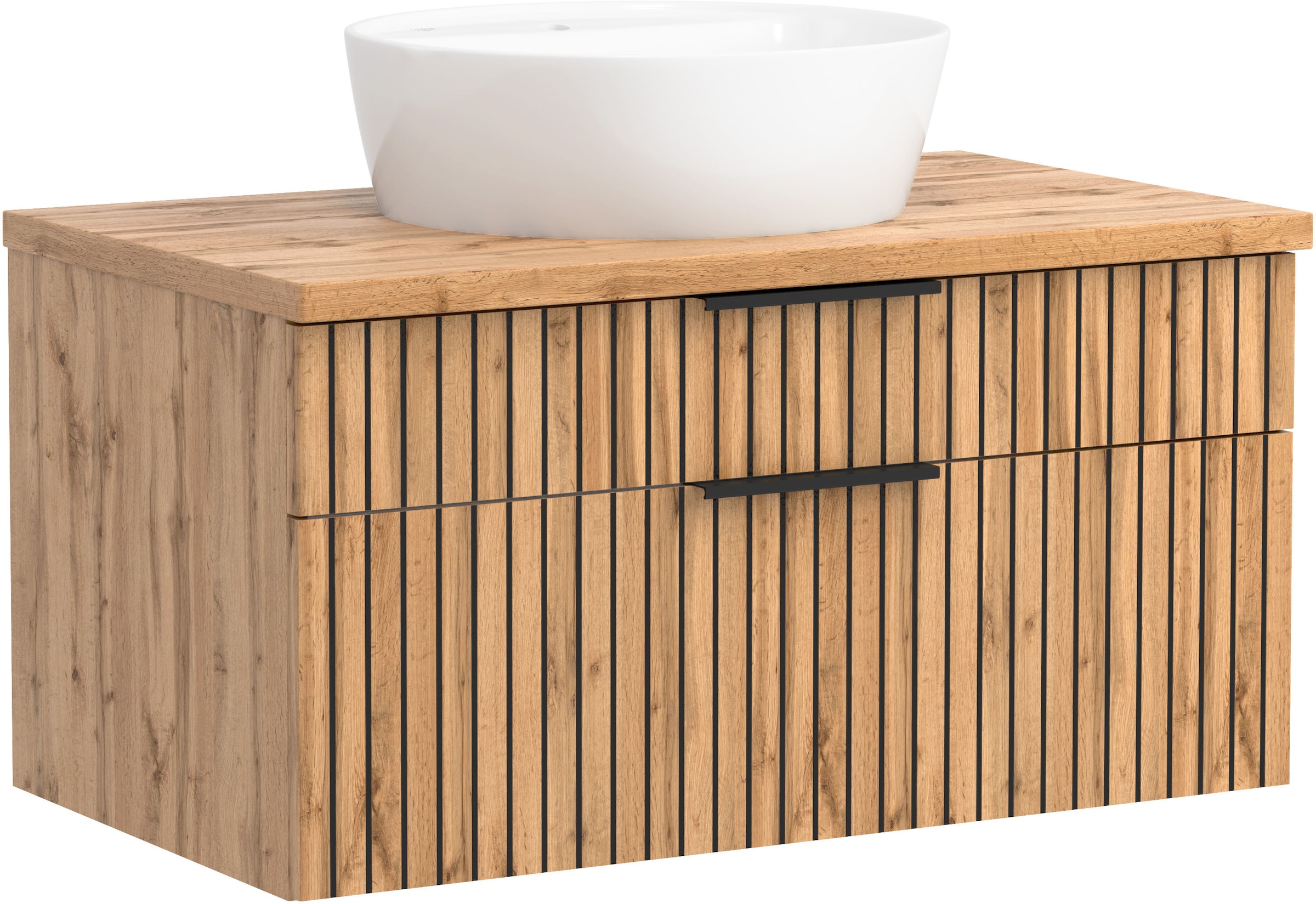 welltime Badmöbel-Set »Welltime, Carlton Waschtisch-Set, 80 oder 120 cm, ge günstig online kaufen