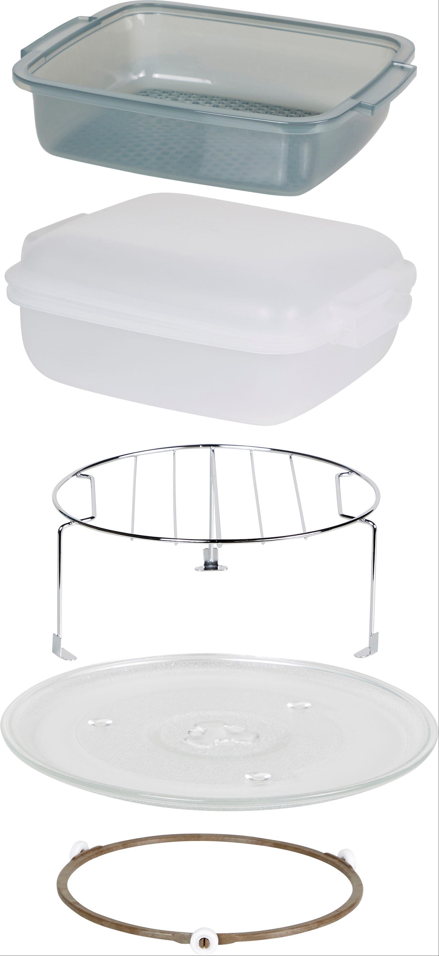 BAUKNECHT Mikrowelle »MW 304 M« Grill 900 W Mit Dampfgarfunktion, Grill und Automatikprogrammen