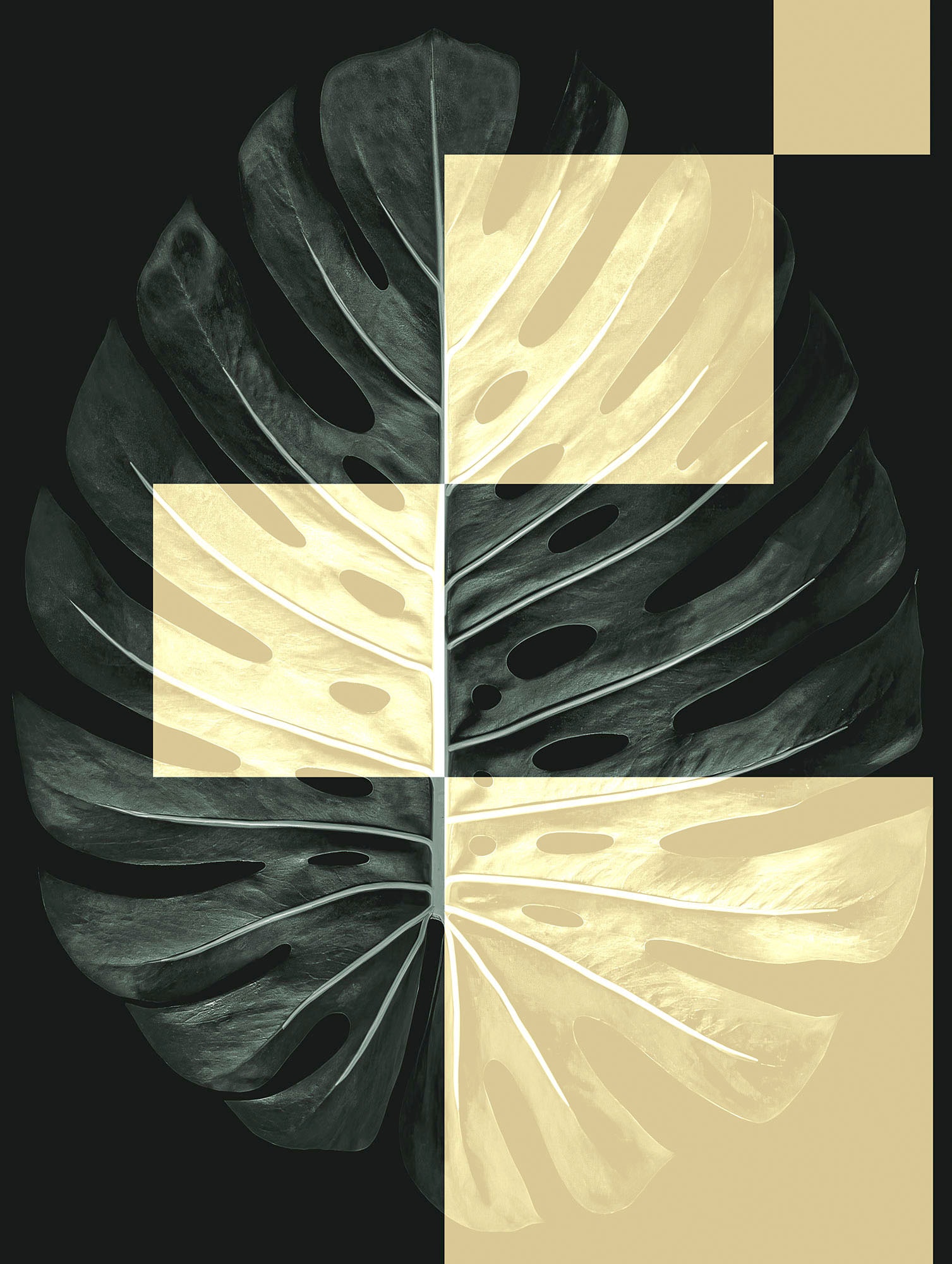 Komar Bild »Monstera Theatre« Disney 1 Stk. tlg. Wandbild zur Dekoration - ohne Rahmen