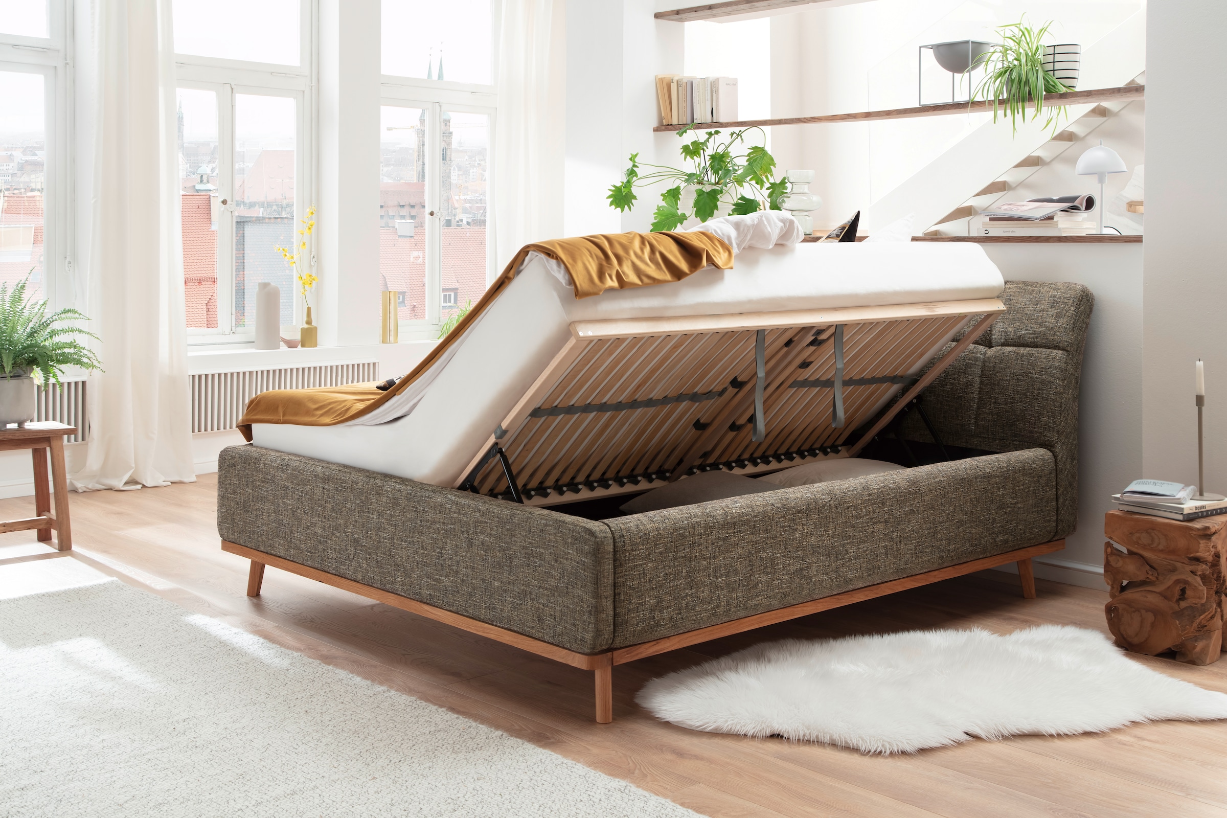 meise.möbel Polsterbett »Mila«, mit Bettkasten