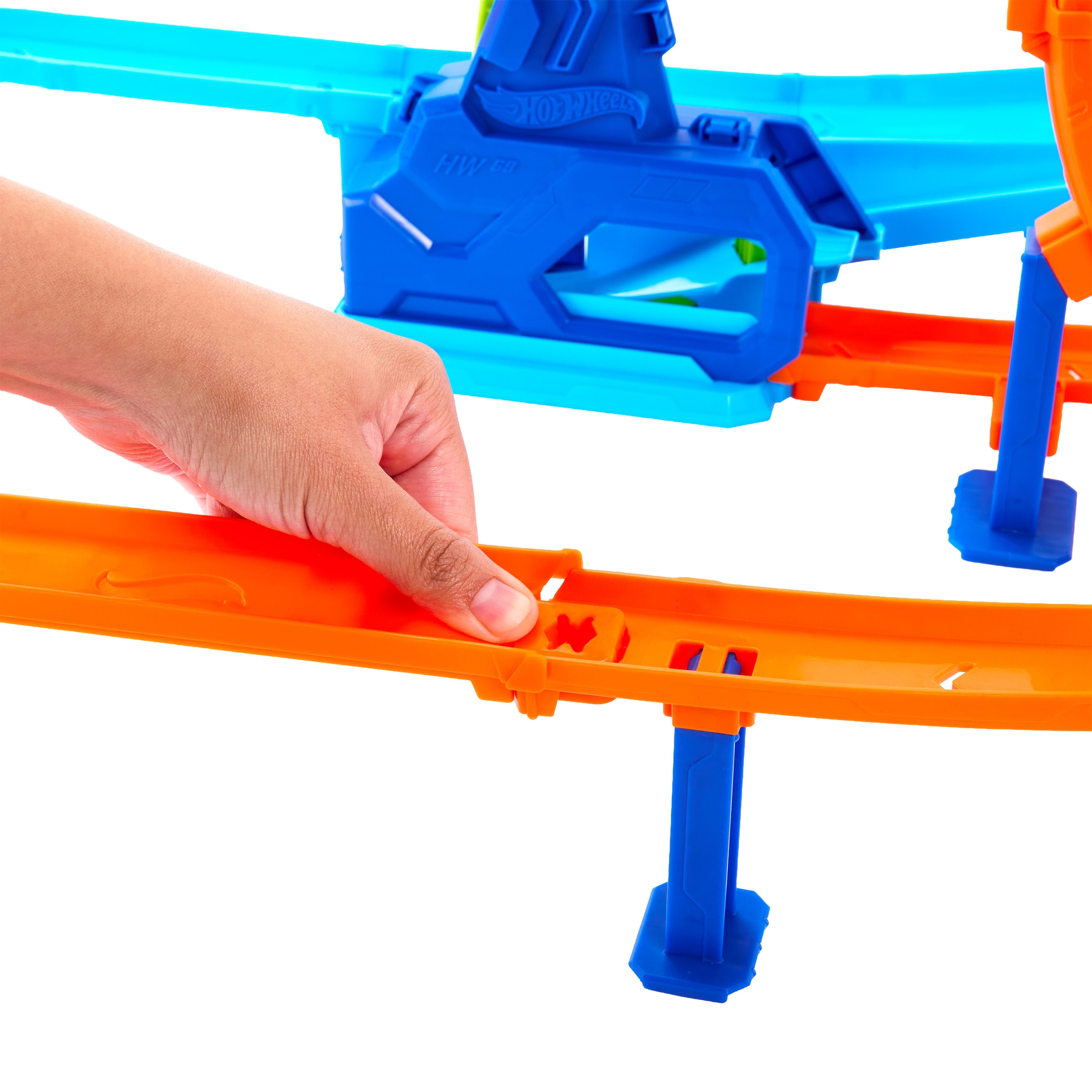 Hot Wheels Autorennbahn »Hot Wheels Stunt Tracks Turbo Looping Set«
