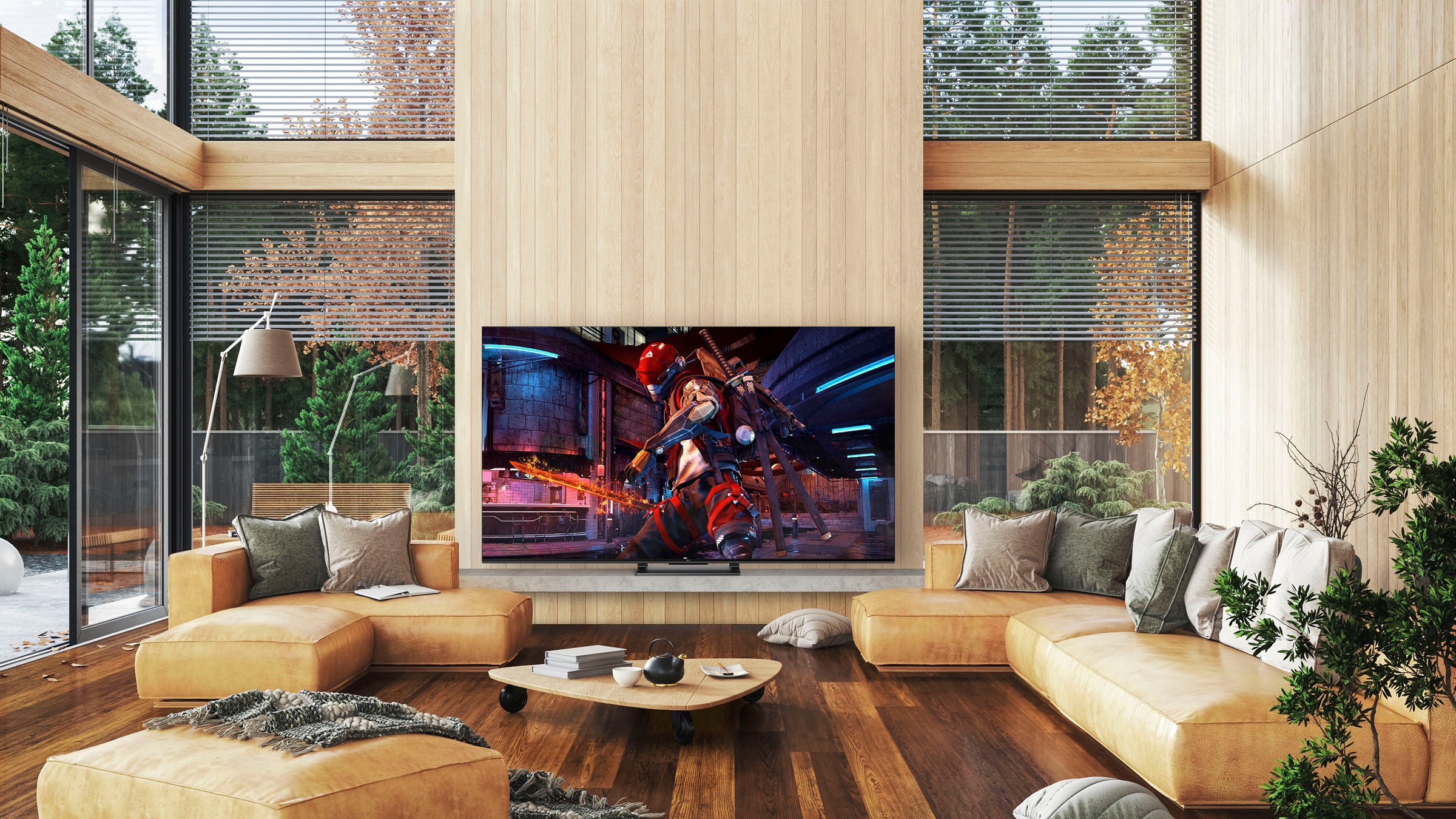 TCL QLED-Fernseher »55C743X1«, 4K Ultra HD, Google TV-Smart-TV-Android TV