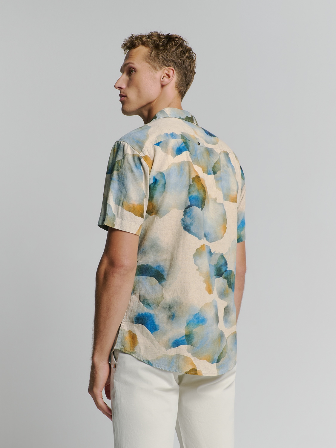 NO EXCESS Langarmhemd »No Excess Bedrucktes Hemd«