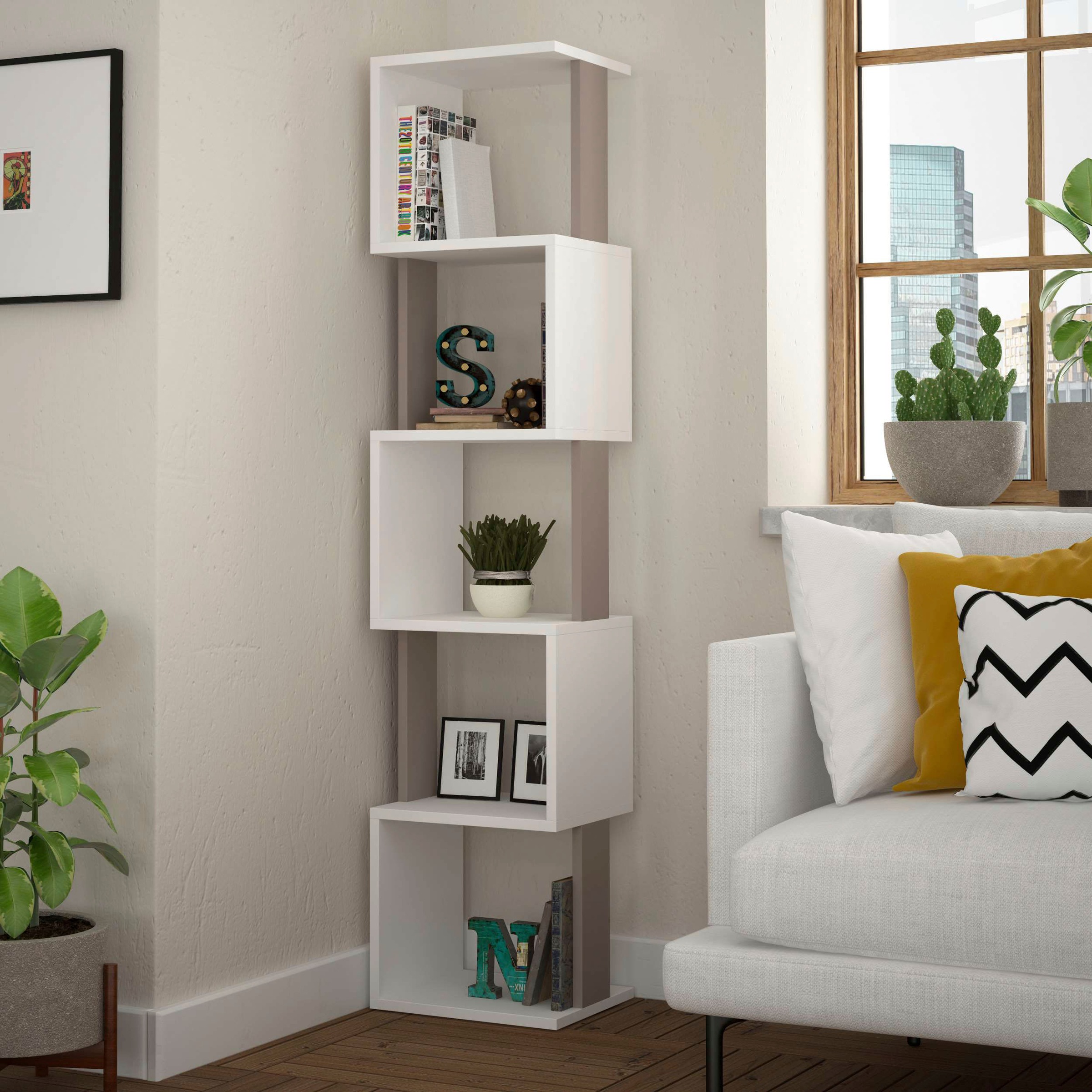 Decortie Bücherregal »Piri Bücherregal«, (Packung), Leichte Montage, Lageru günstig online kaufen