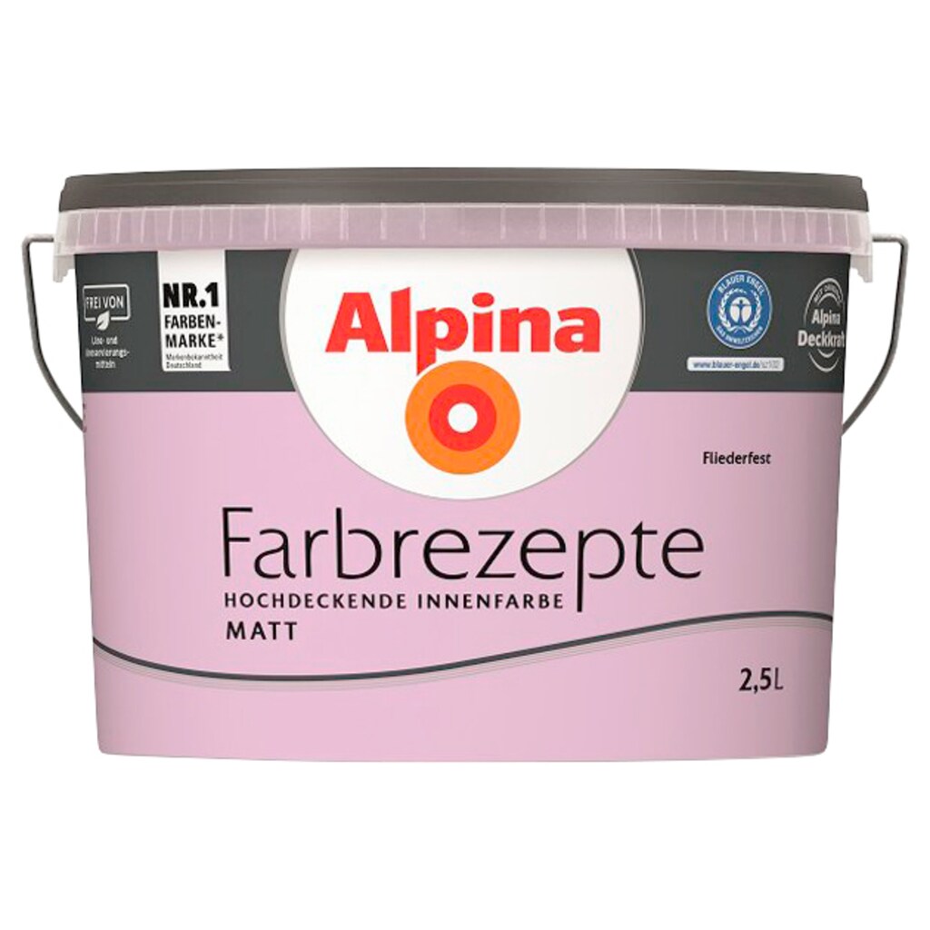 Alpina Wand- und Deckenfarbe »Farbrezepte Fliederfest«