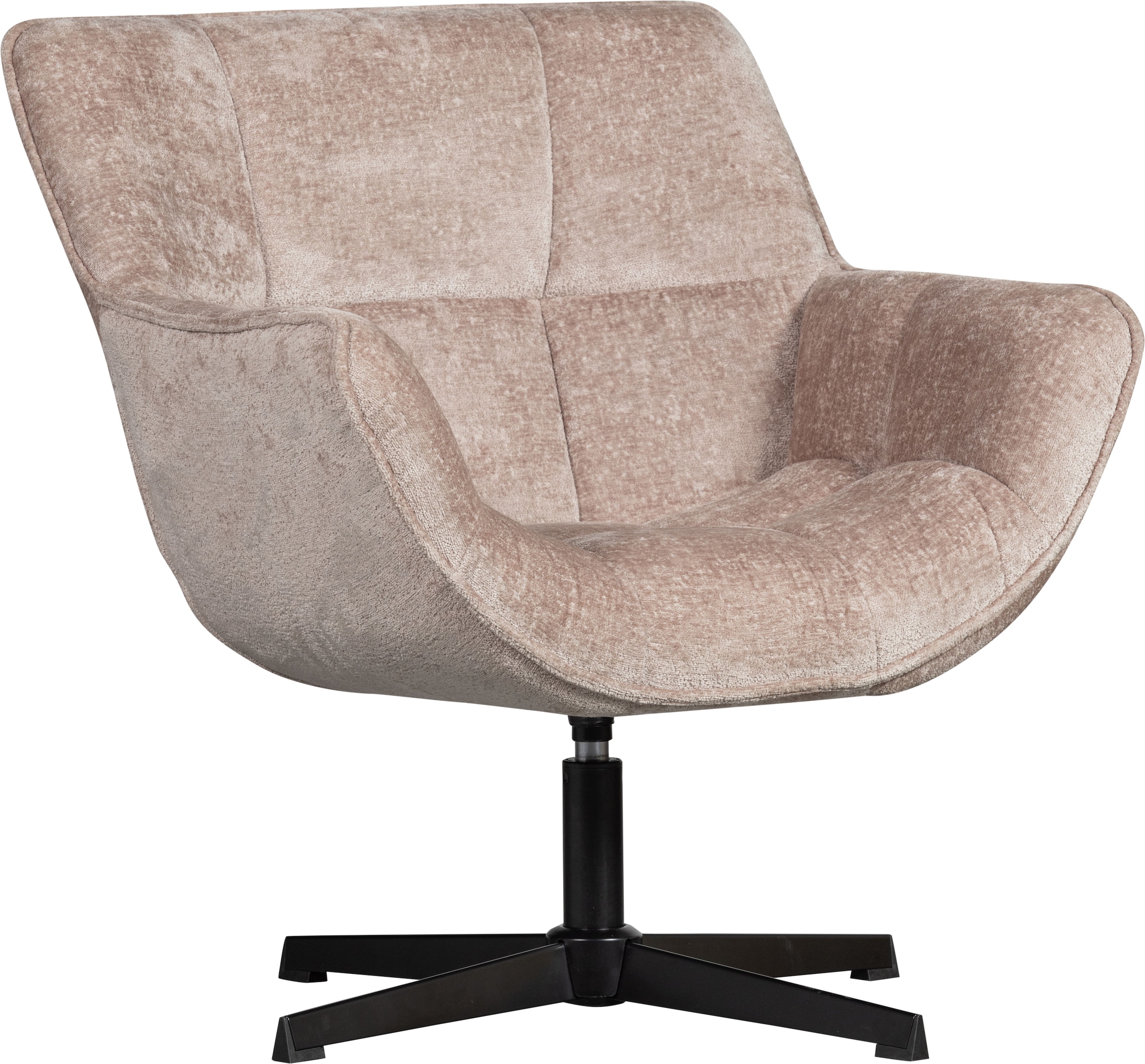 WOOOD Drehsessel »Wibo«, mit Chenille-Stoff, Breite 71 cm günstig online kaufen