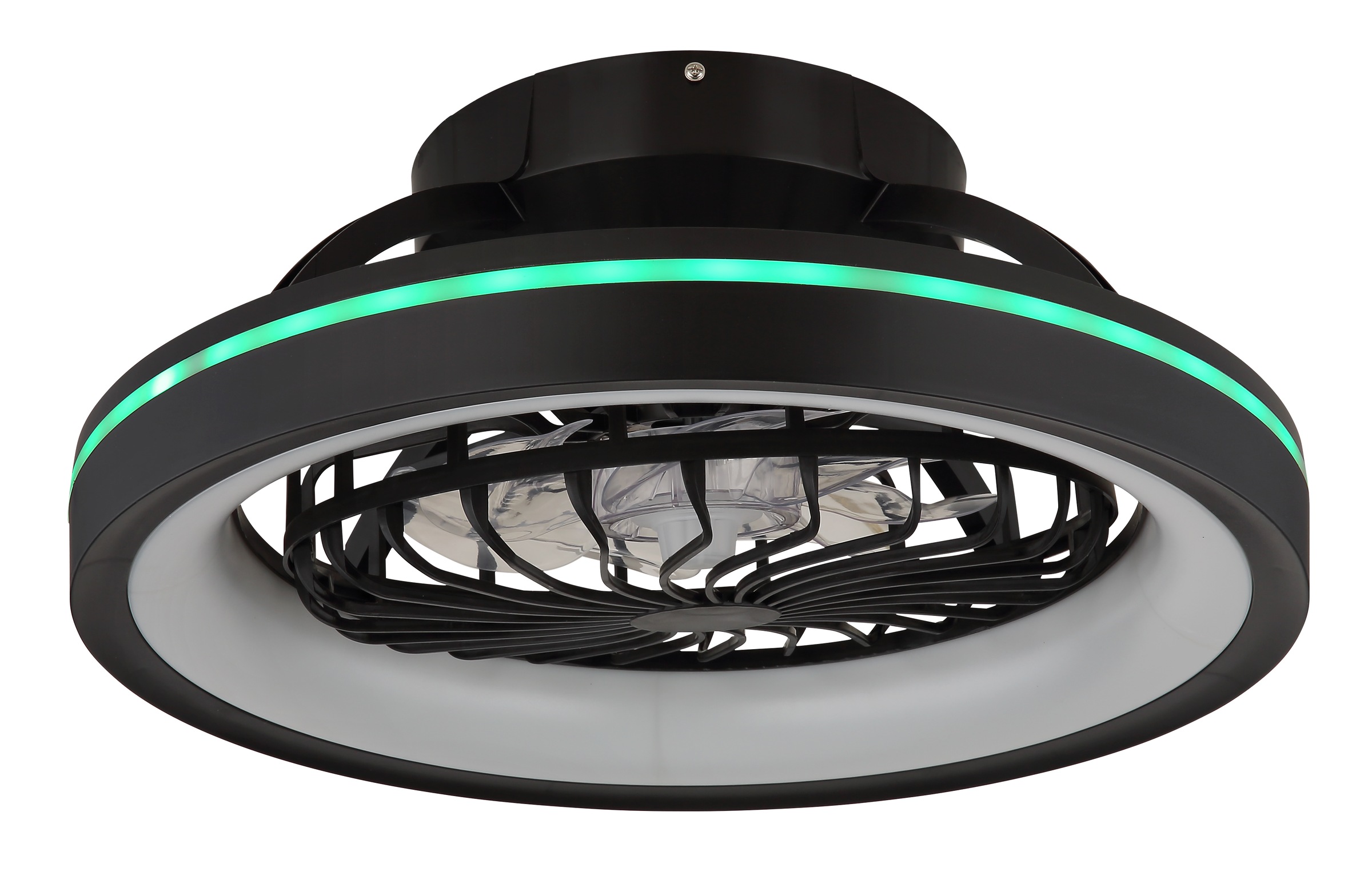 GLOBO LIGHTING Deckenleuchte »DEANNE« LED-Modul 1 Stk. warmweiß - kaltweiß Ventilator opal kühlen-heizen RGB Regenbogen modern Wohnzimmer