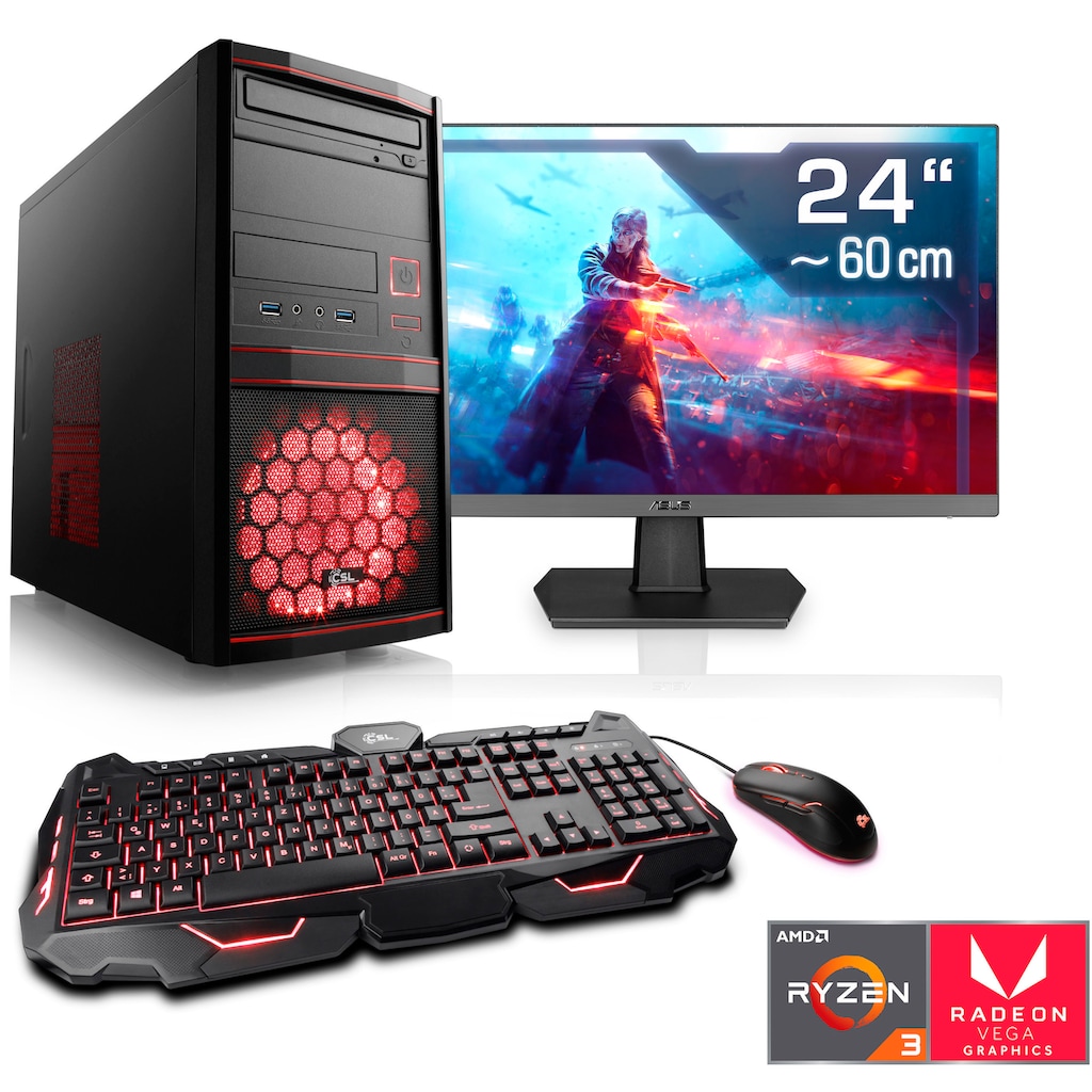 CSL Gaming-PC-Komplettsystem »Sprint T8166«