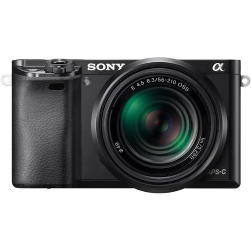 Sony Systemkamera »Alpha ILCE-6000Y Set«, Sony 16-50, Sony 55-210, 24,3 MP, WLAN (Wi-Fi)