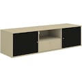 Hammel Furniture Media-Board »Mistral«, mit zwei Stofftüren, Wandmontage/ stehend montierbar, Breite: 161,5 cm