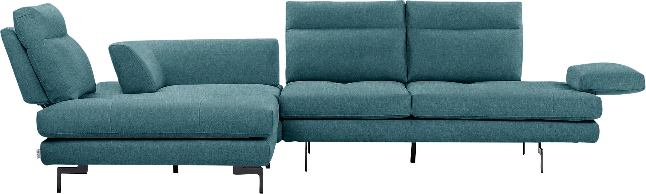 CALIA ITALIA Ecksofa »Toby Wing, Komfortsofa mit Sitzkomfort der Extraklass günstig online kaufen