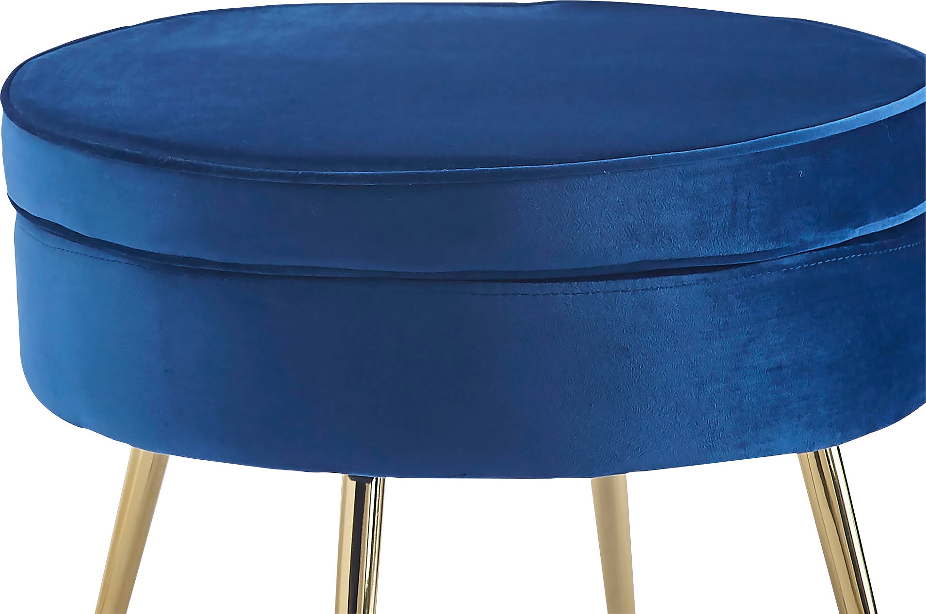SalesFever Polsterhocker »Clam«, mit hohem Sitzkissen