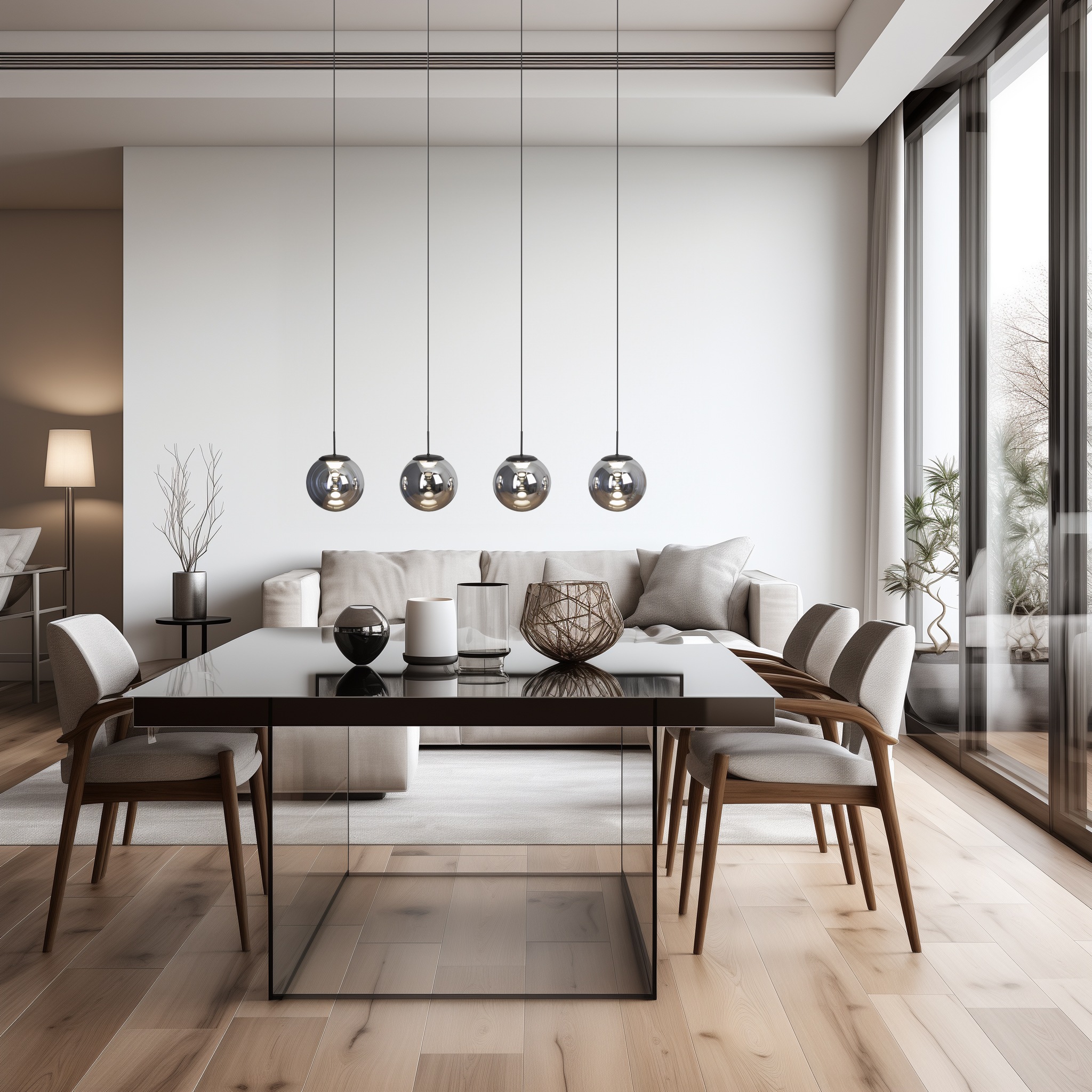 ECO-LIGHT Pendelleuchte »Altaïr«, Leuchtmittel LED-Modul   LED fest integri günstig online kaufen