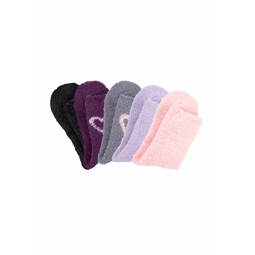 Lavana Kuschelsocken, (Set, 5 Paar)