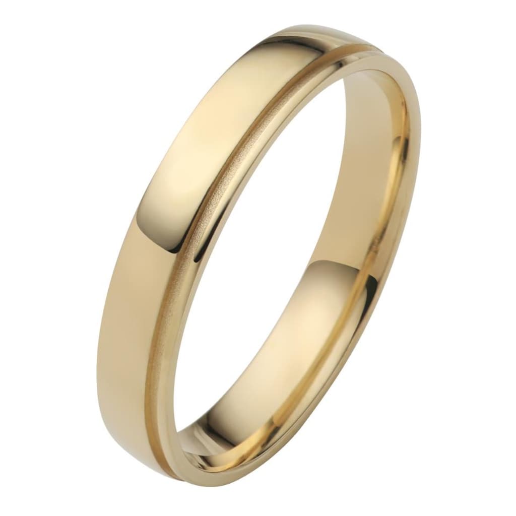 Firetti Trauring »Schmuck Geschenk Gold 750 Hochzeit Ehering "LIEBE"«, Made in Germany - mit o. ohne Brillant/Diamant