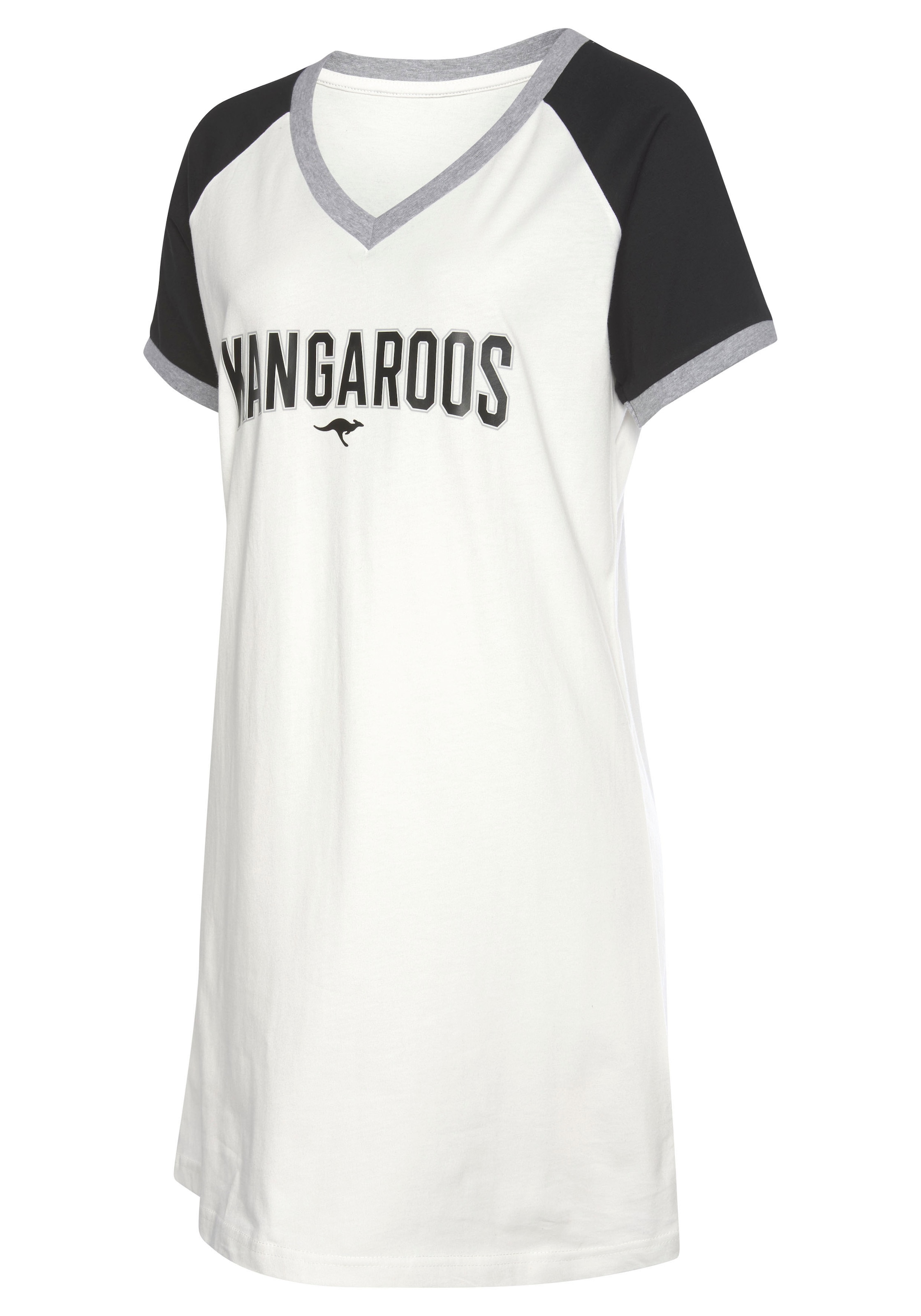KangaROOS Bigshirt, mit kontrastfarbenen Raglanärmeln