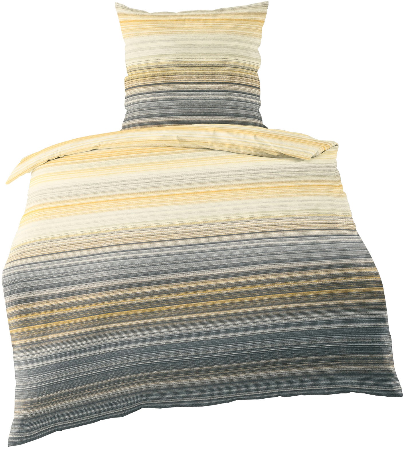 BIERBAUM Bettwäsche »small stripes«, (2 tlg.), mit Streifen günstig online kaufen