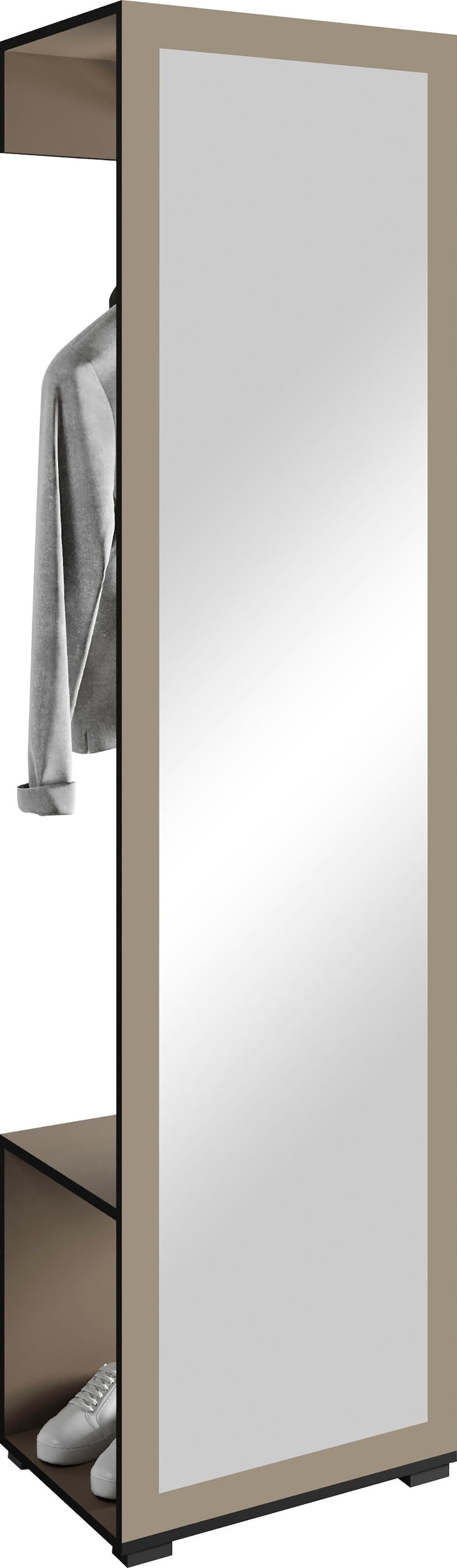 INOSIGN Garderobenschrank »Paris«, mit 190 1 im 1 und kaufen cm) (Höhe Frontspiegel Online-Shop Kleiderstange