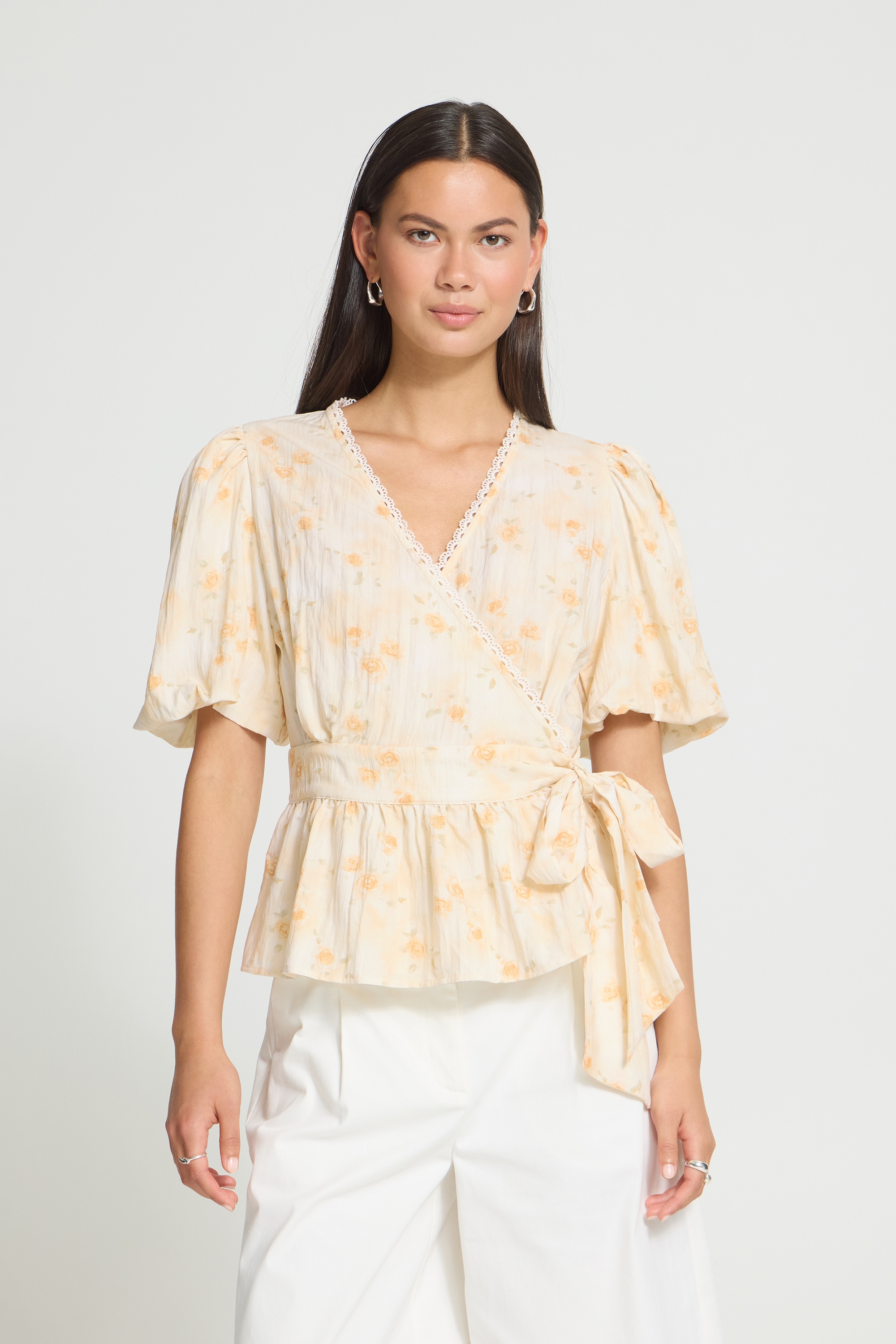 b.young Kurzarmbluse »Damen Kurzarm-Bluse BYXFIMMA«