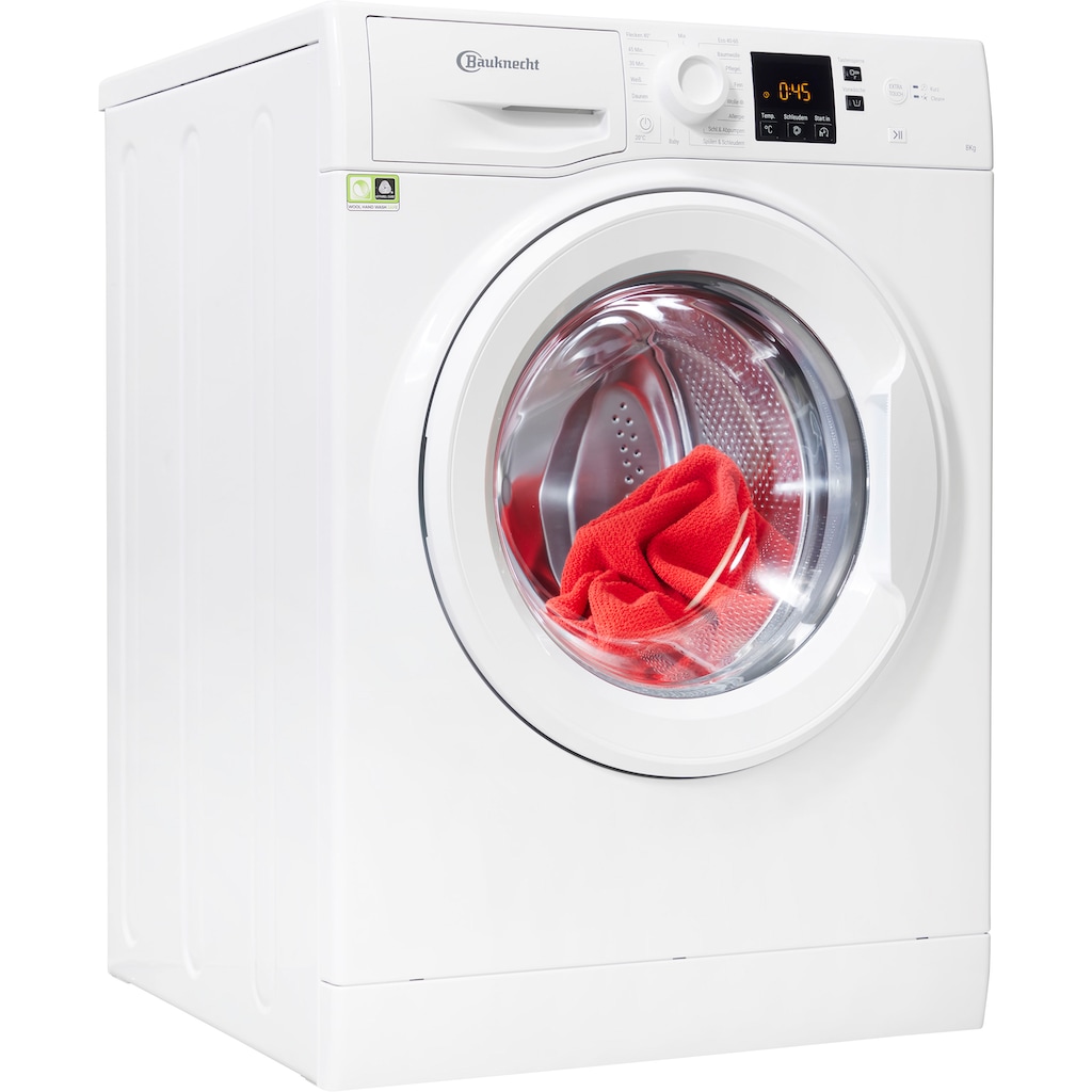BAUKNECHT Waschmaschine, BPW 814 A, 8 kg, 1400 U/min