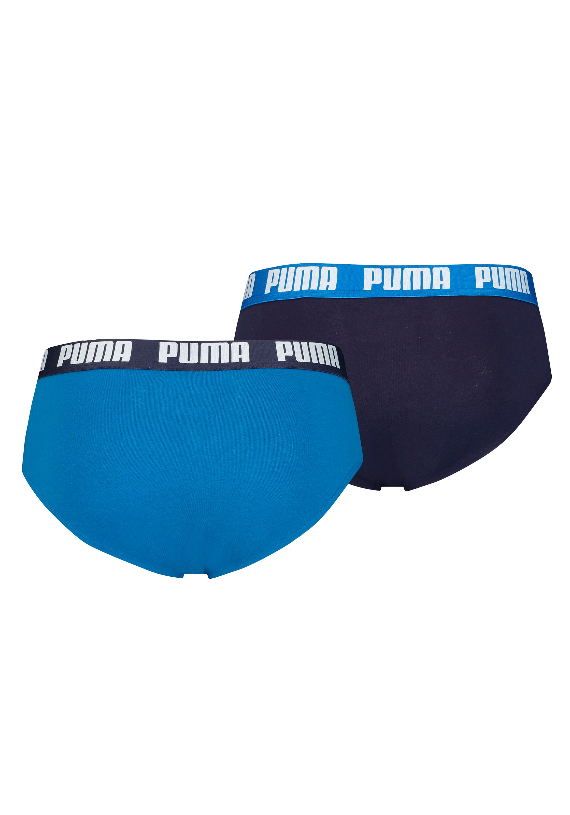 PUMA Slip »PUMA MEN EVERYDAY BRIEFS 2P« Packung, 2er Pack,  mit Logobund