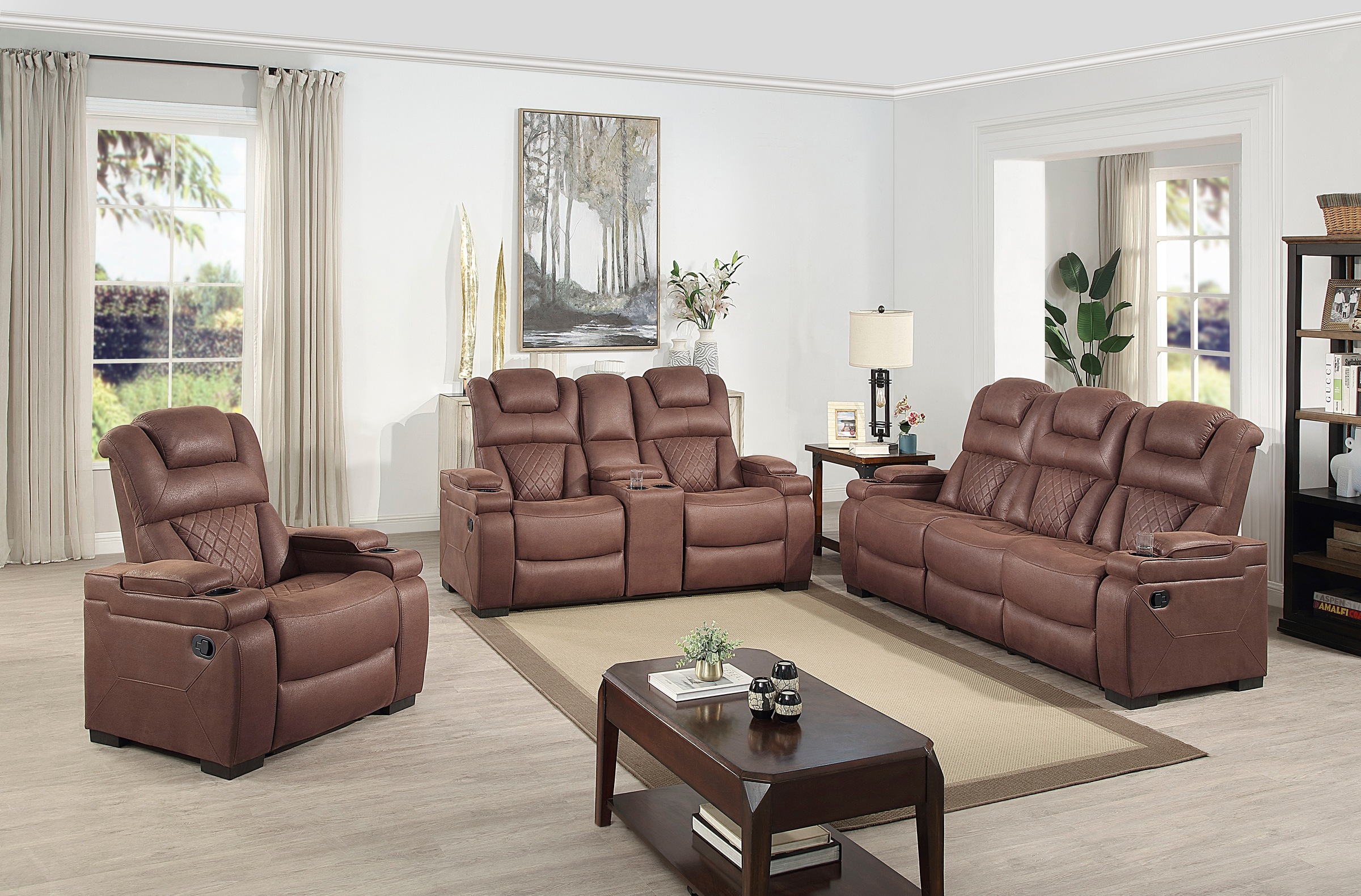 ATLANTIC home collection 2-Sitzer Faris, Zwei Relaxfunktionen, Mittelkosole günstig online kaufen