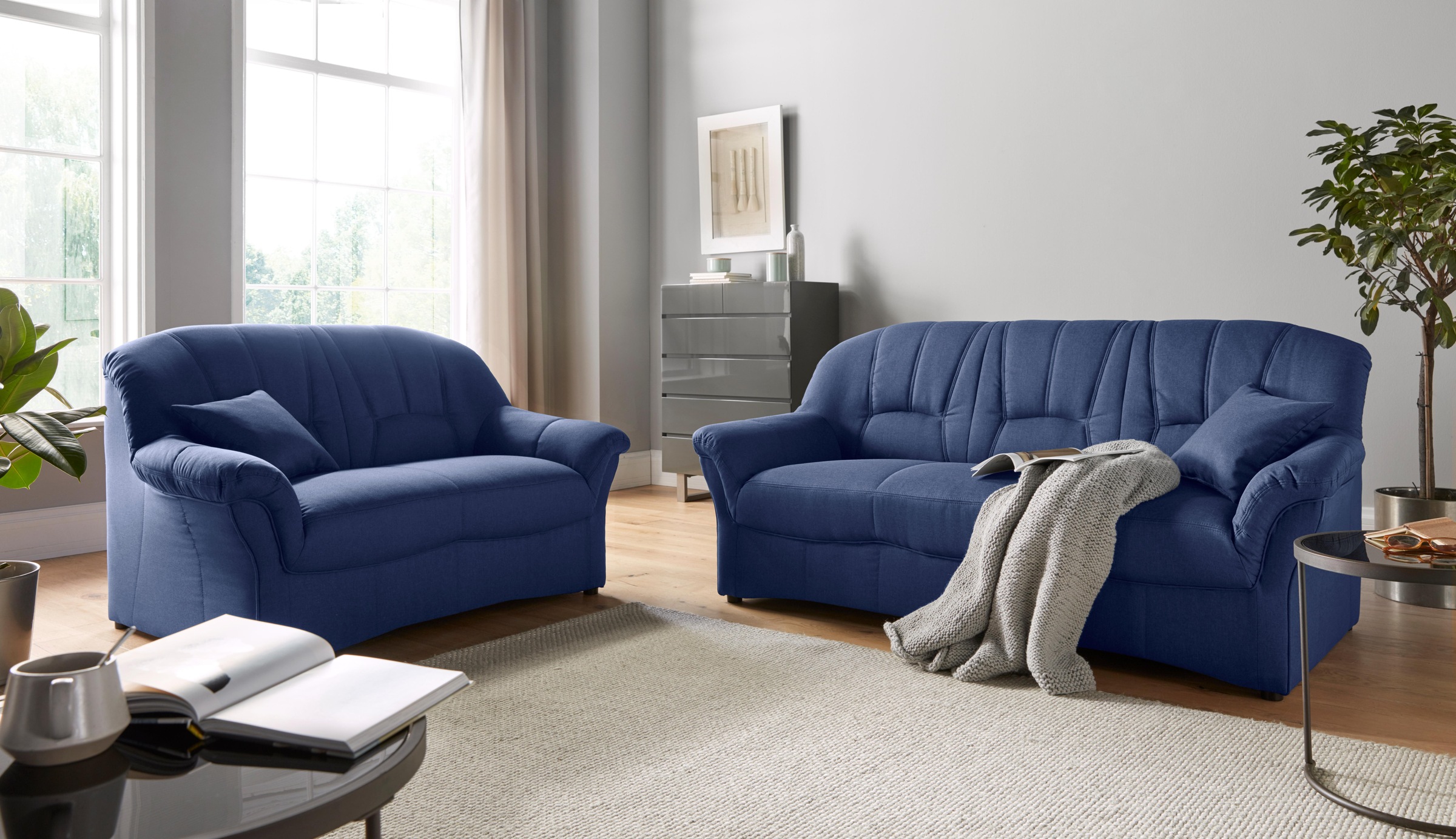 DOMO collection Polstergarnitur »Bahia«, (Set), 3-Sitzer & 2-Sitzer-Set günstig online kaufen