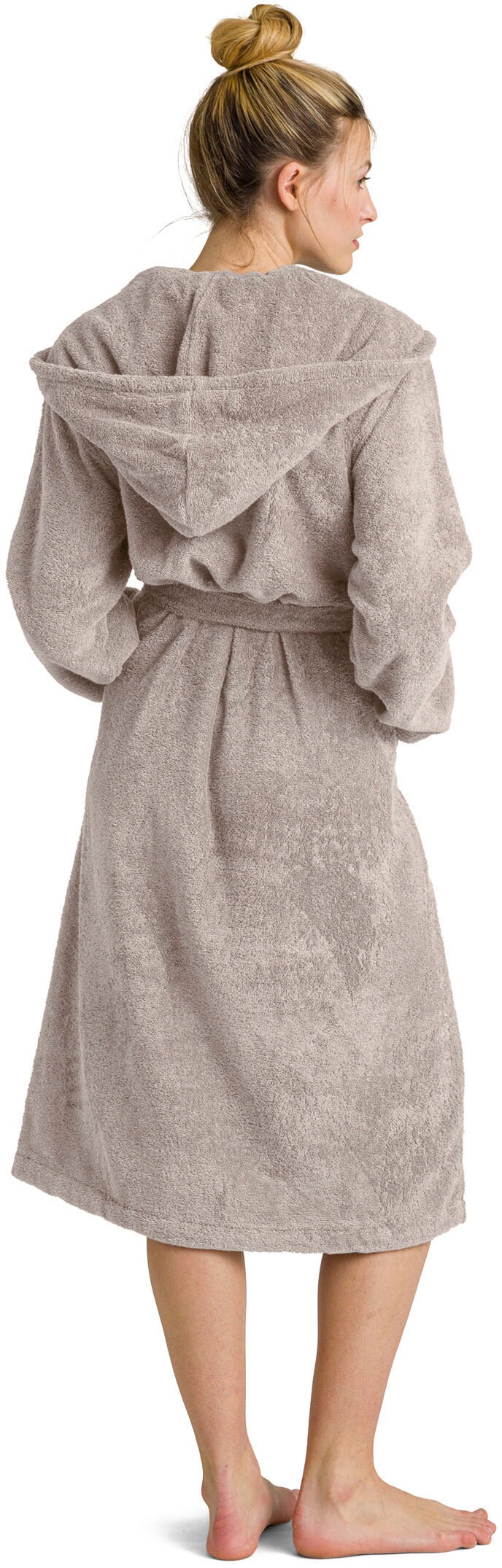 Möve Unisex-Bademantel »Superwuschel Kapuze, ideal für Sauna & Spa, Hotelbademantel« 1 Stk. in Uni