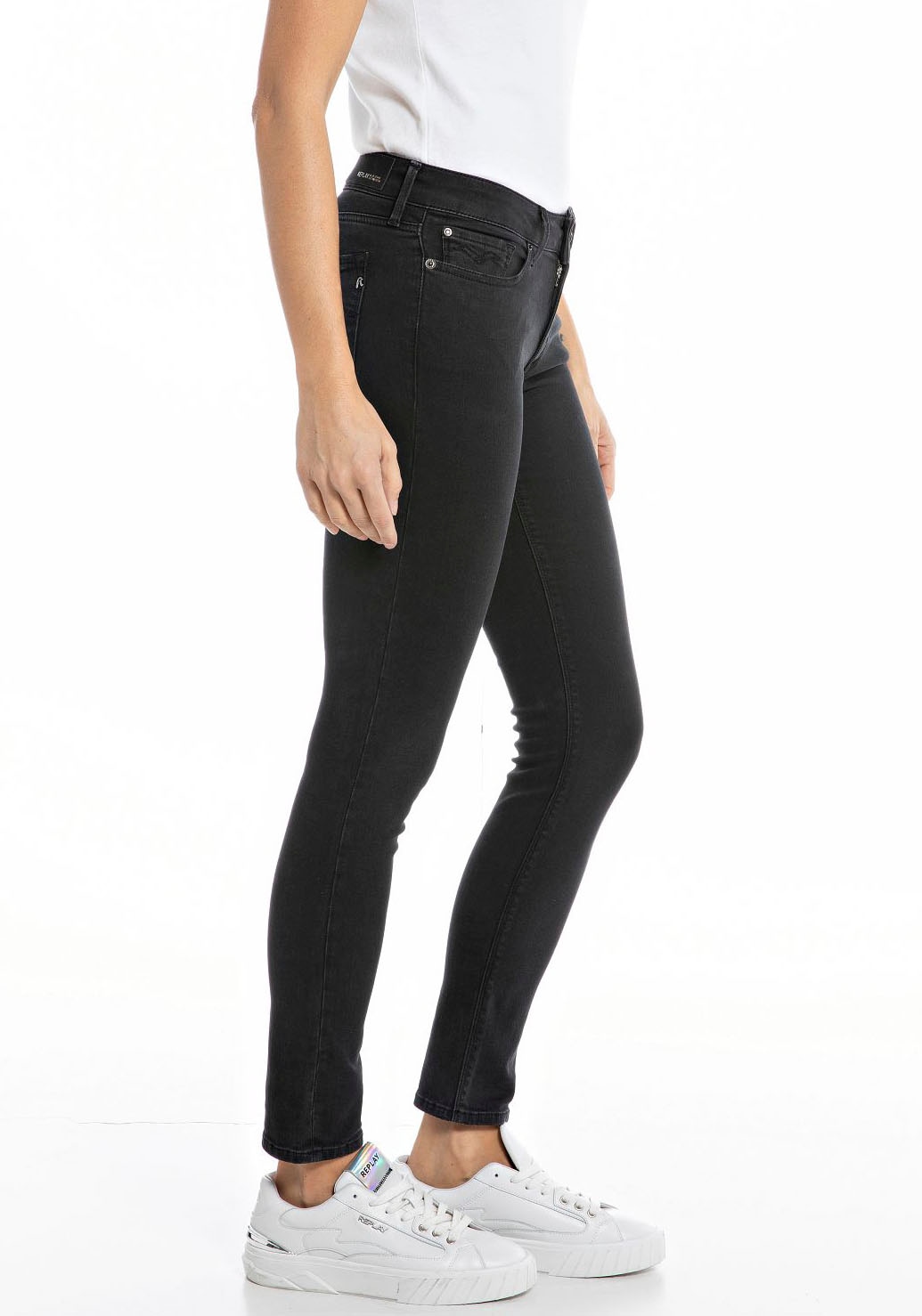 Replay 5-Pocket-Jeans »NEW LUZ Skinny Fit«, in Ankle-Länge