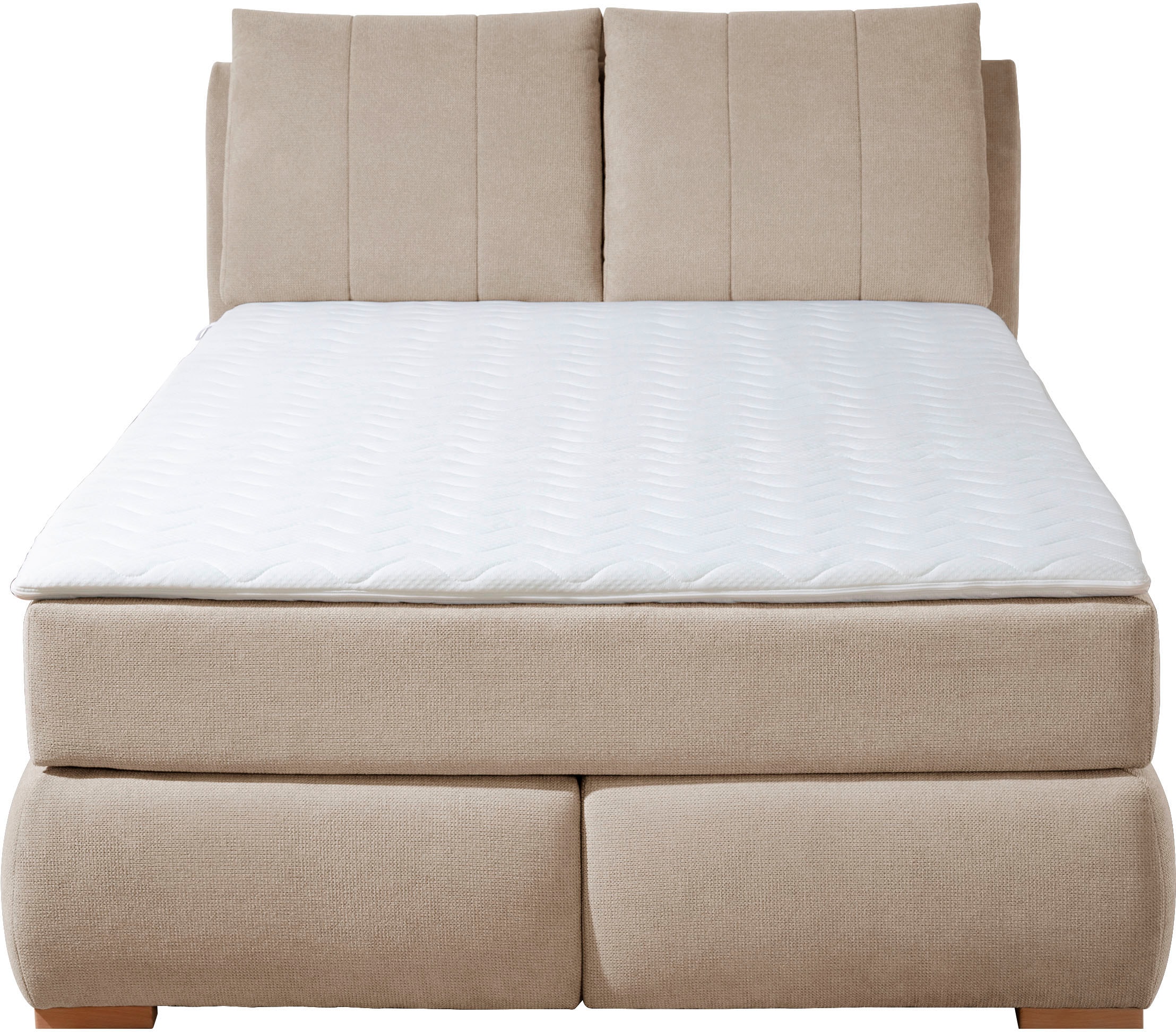 Home affaire Boxspringbett »Breitenthal«, abnehmbare Rückenkissen mit Klettband