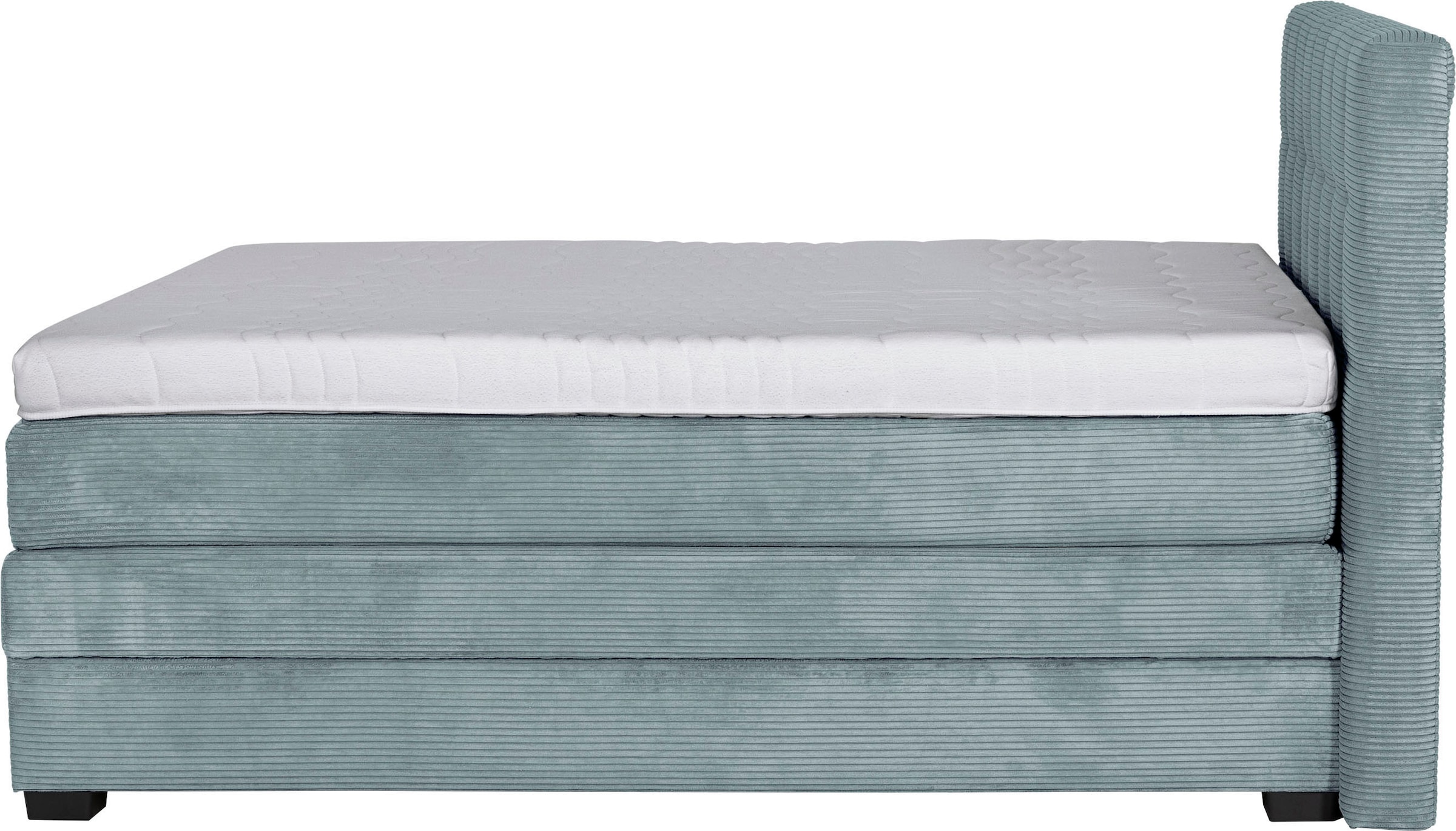 Die PlanBar Boxspringbett »OC-ON21088« inkl. Matratzen u. Bonellfederkern Unterbau, Stauraum, 160/180x200cm