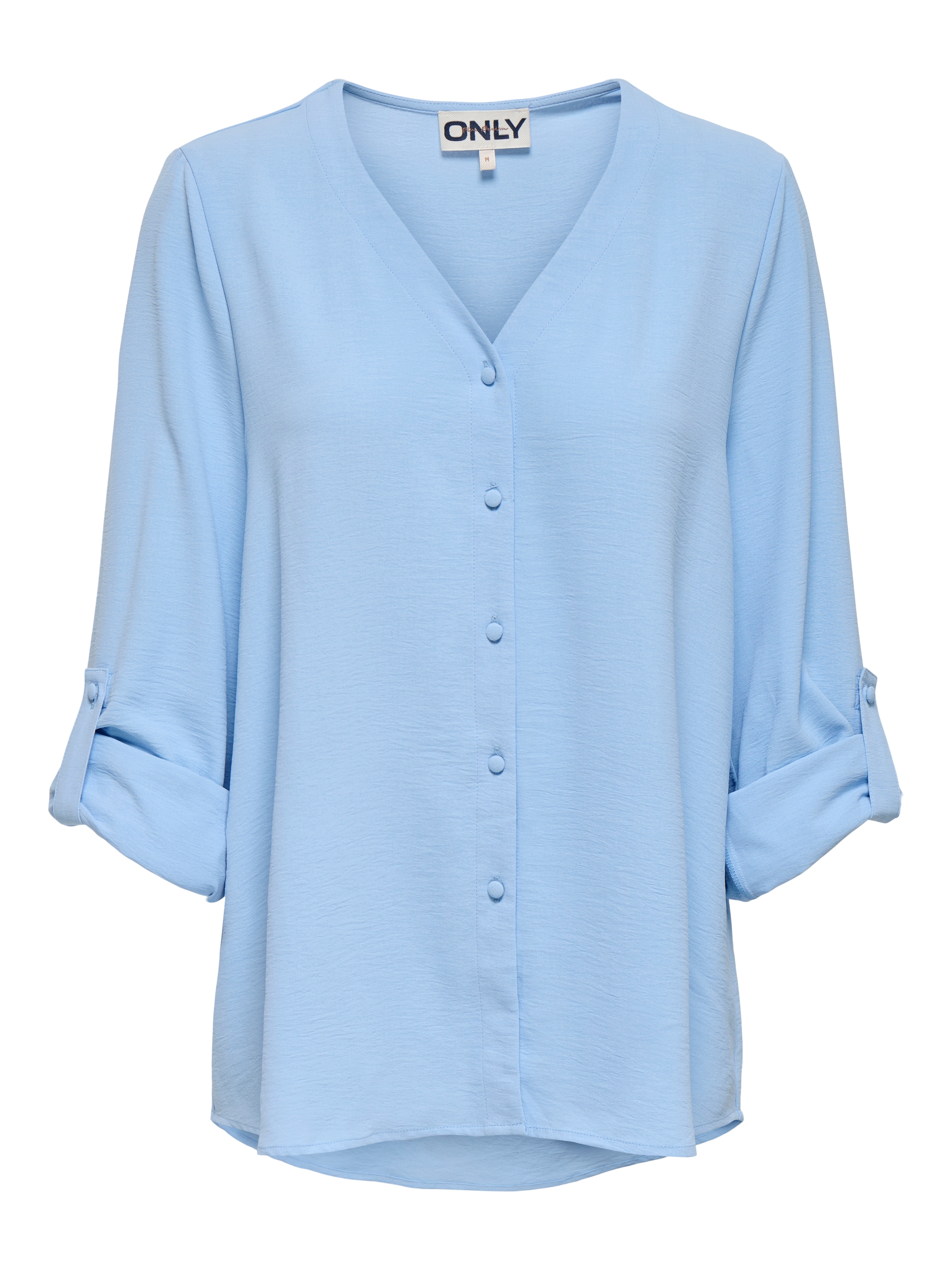 ONLY Shirtbluse »ONLJANA METTE V-NECK LS SHIRT NOOS WVN«