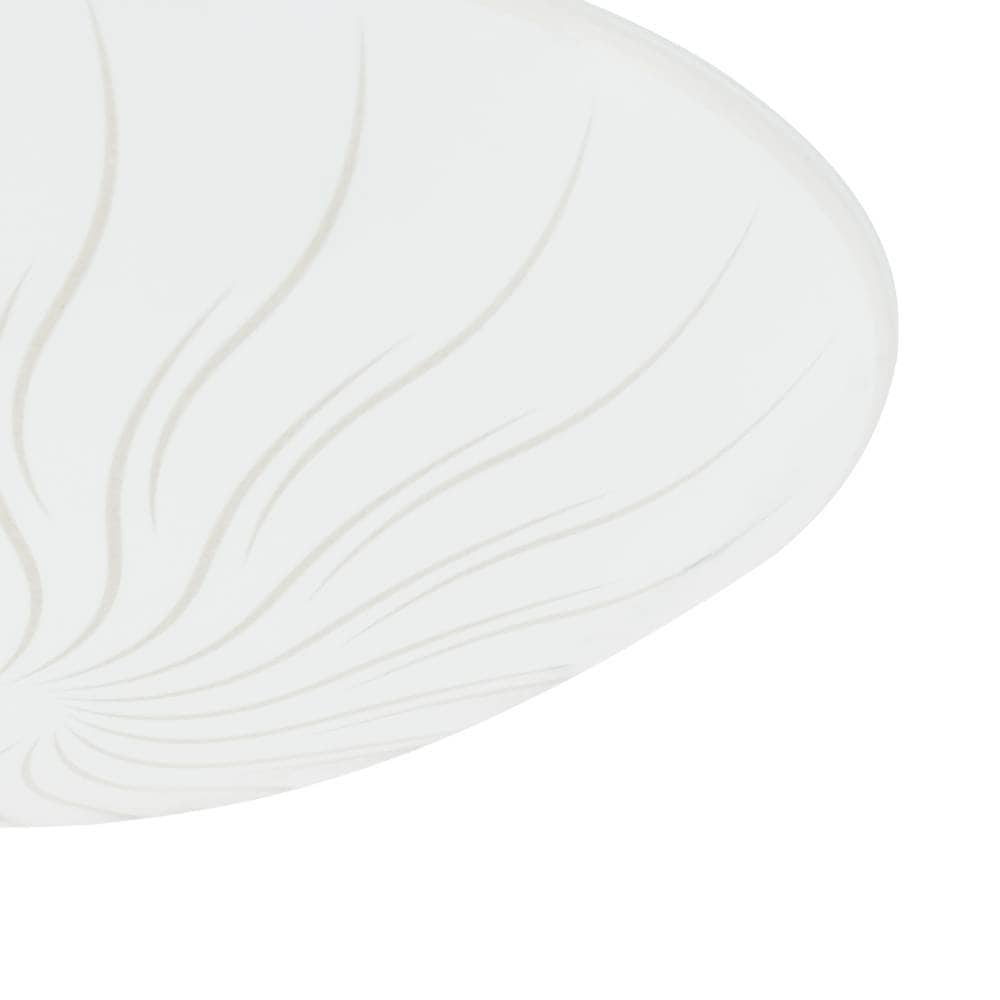 EGLO Deckenleuchte »MARGITTA 1 Deckenlampe,weiß, Granille-Kristalle, Wohnzimmerlampe«, 1 flammig, Leuchtmittel LED-Board | LED fest integriert, Wohnzimmer, Schlafzimmer, Flurlampe, modern, klassisch, 31,5x9,5cm