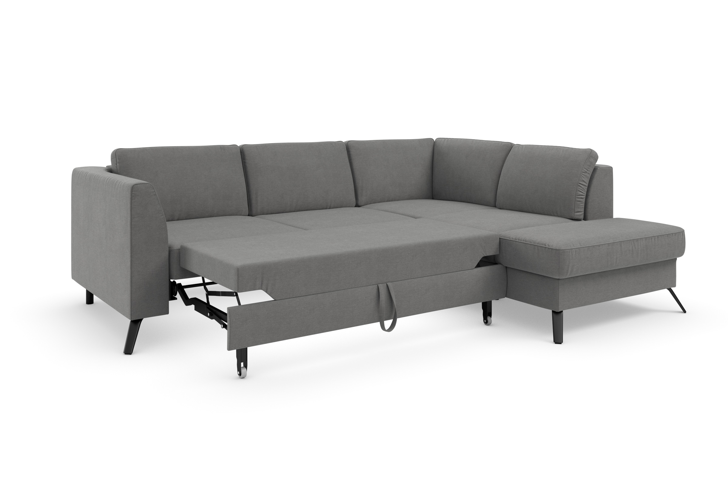 sit&more Ecksofa »Olsen L-Form«, inklusive Sitztiefenverstellung, wahlweise mit Bettfunktion, 15cm hoch