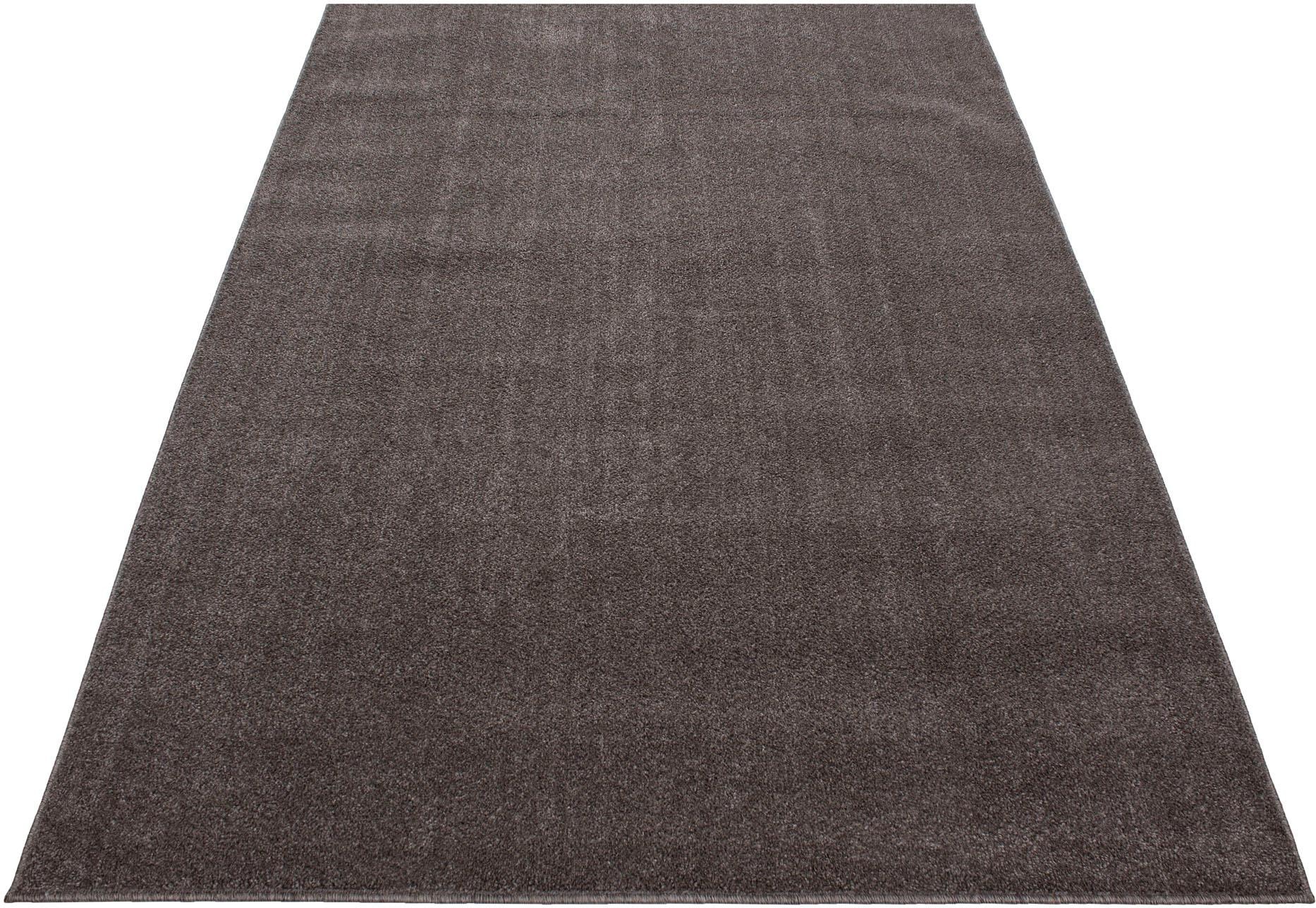 Ayyildiz Teppiche Teppich »ATA«, rechteckig, 10 mm Höhe, Kurzflor, uni, große Farbauswahl, robust, auch als Läufer und in rund