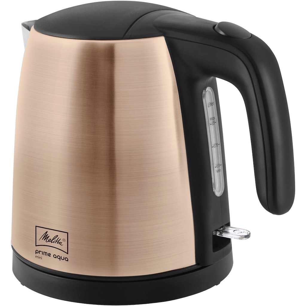 Melitta Wasserkocher »Prime Aqua Mini Metallic 1018-05«, 1 l, 2200 W